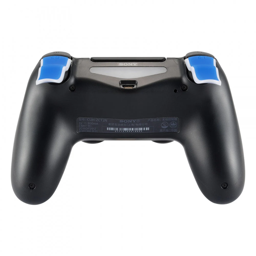 eXtremeRate 1 Pair L2 R2 Buttons Extention Trigger for PS4 Slim Pro Controller (JDM-001/011/040/050/055) - Blue White - Image 7