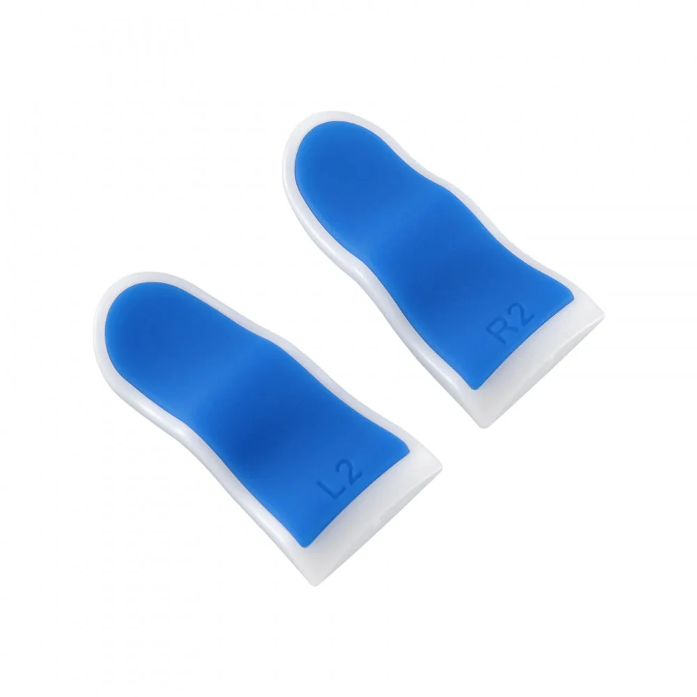 eXtremeRate 1 Pair L2 R2 Buttons Extention Trigger for PS4 Slim Pro Controller (JDM-001/011/040/050/055) - Blue White - Image 8