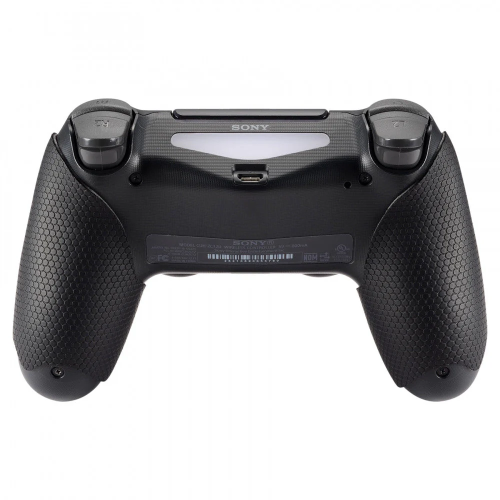eXtremeRate Professional Textured Anti-Skid Sweat-Absorbent Controller Grip for PS4 Slim Pro Controller - Black - Image 5