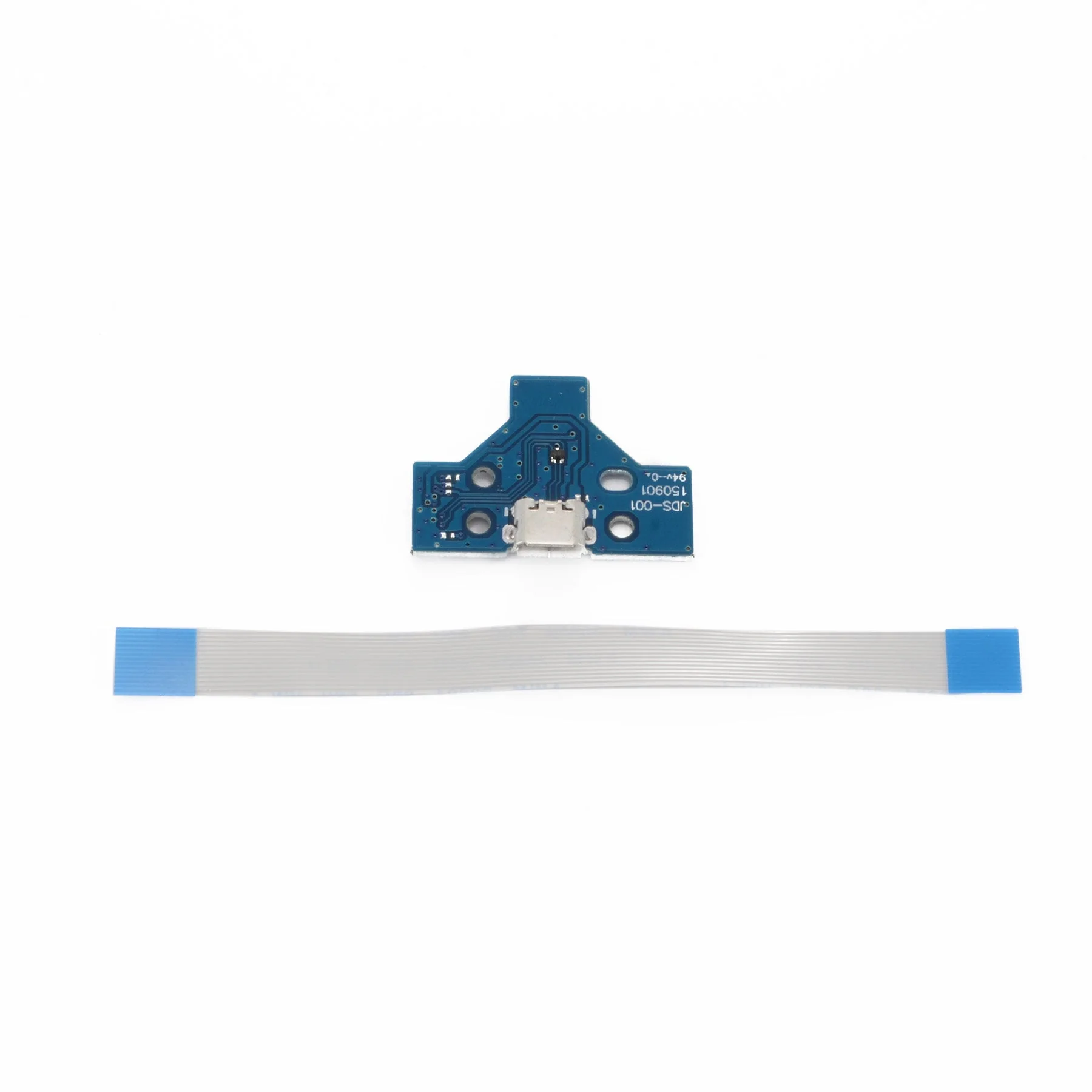 eXtremeRate 10 Set Repair Parts 14pin Charging Port PCB Board + Flex Cable for PS4 Controller - GP4F0042*10 - Image 3