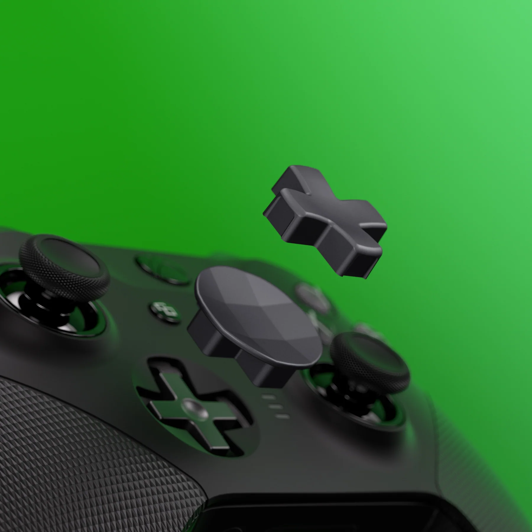 eXtremeRate 13 in 1 Component Pack Kit Replacement Metal Thumbsticks & D-Pads & Paddles for Xbox Elite Series 2 & Elite 2 Core Controller (Model 1797) - Metallic Black - Image 6