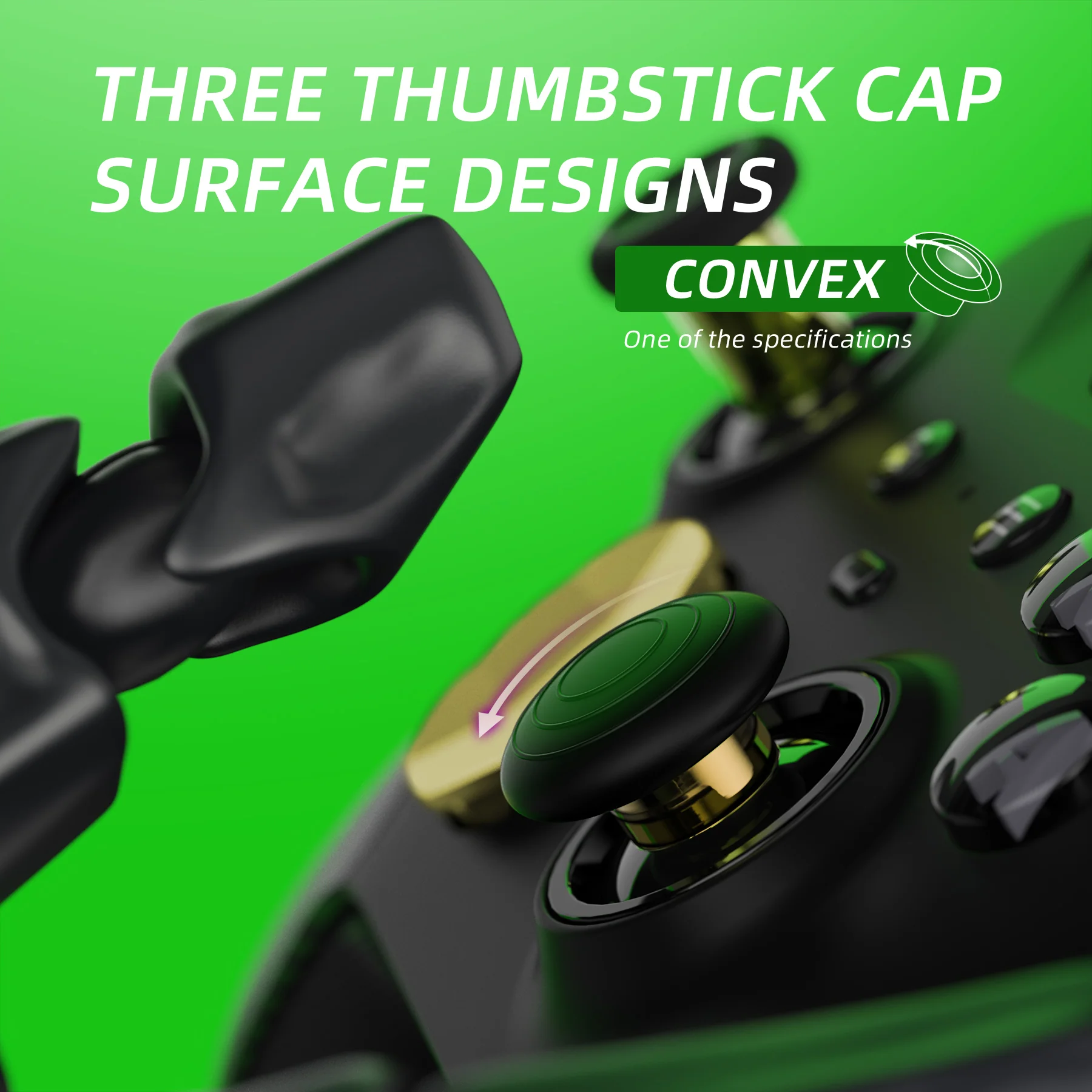 eXtremeRate 13 in 1 Component Pack Kit Replacement Metal Thumbsticks & D-Pads & Paddles for Xbox Elite Series 2 & Elite 2 Core Controller (Model 1797) - Metallic Hero Gold - Image 11