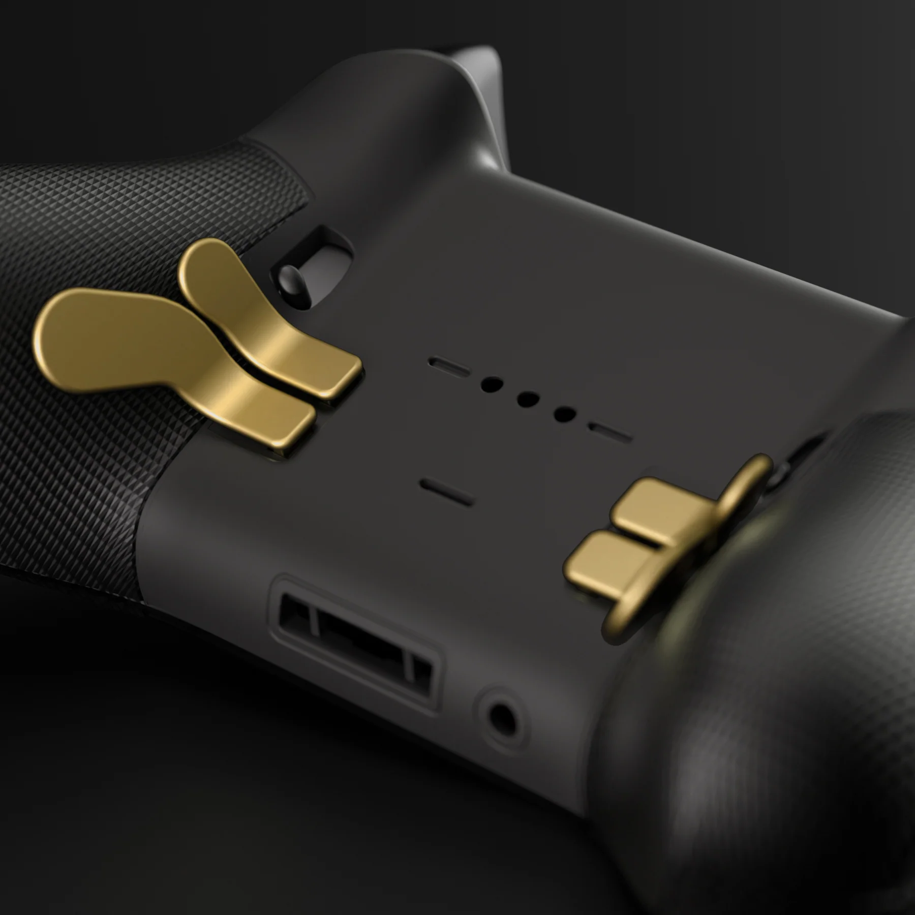 eXtremeRate 13 in 1 Component Pack Kit Replacement Metal Thumbsticks & D-Pads & Paddles for Xbox Elite Series 2 & Elite 2 Core Controller (Model 1797) - Metallic Hero Gold - Image 5