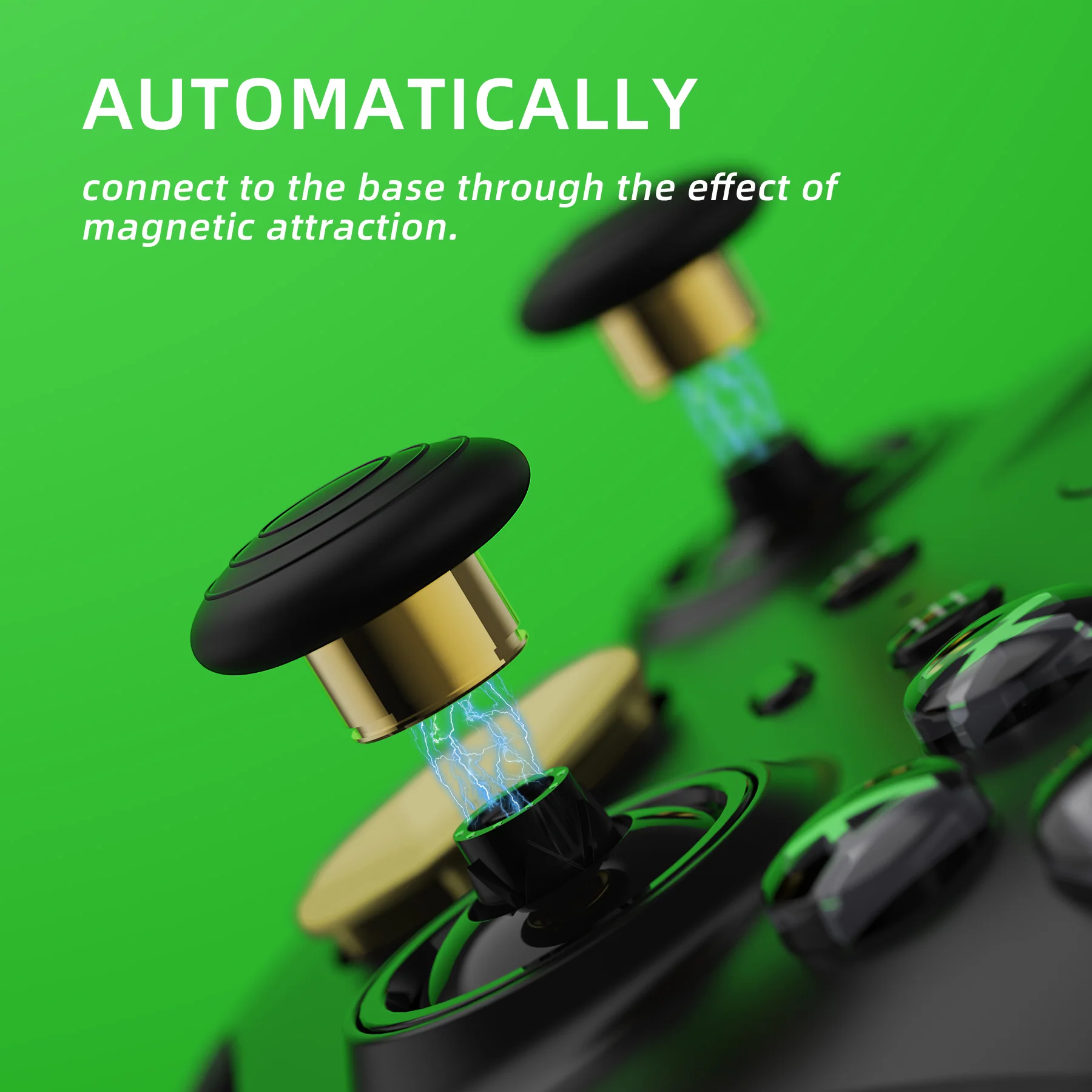 eXtremeRate 13 in 1 Component Pack Kit Replacement Metal Thumbsticks & D-Pads & Paddles for Xbox Elite Series 2 & Elite 2 Core Controller (Model 1797) - Metallic Hero Gold - Image 9