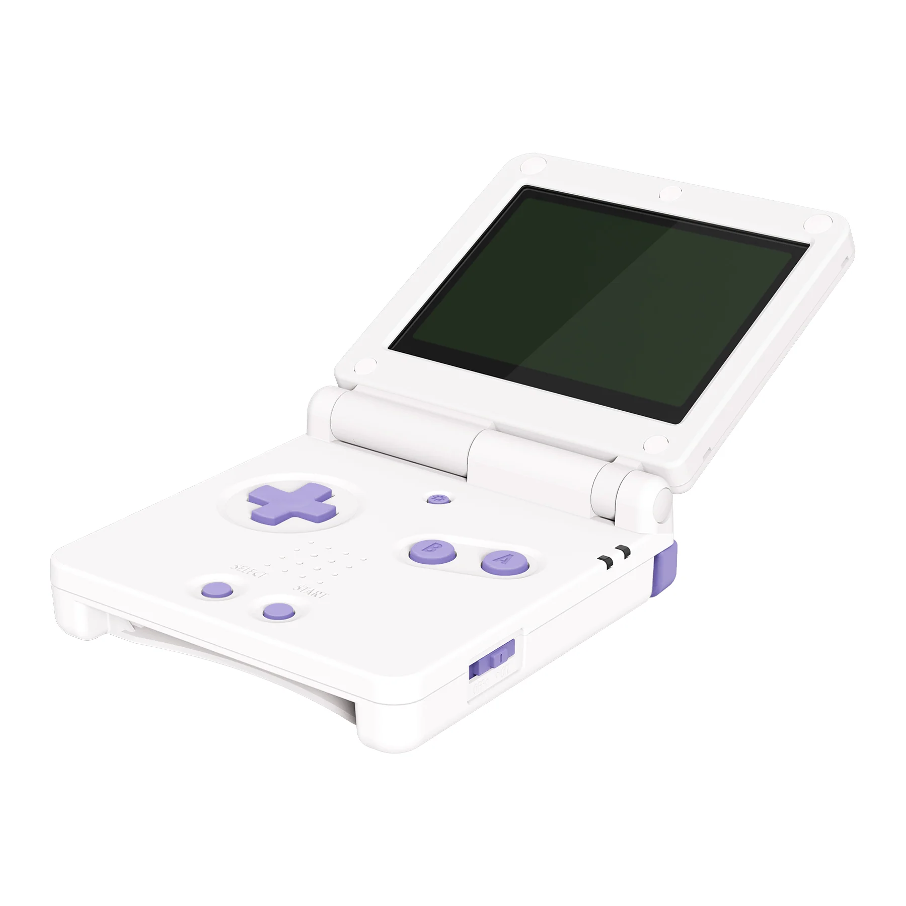 eXtremeRate Custom Replacement Full Set Buttons for Gameboy Advance SP GBA SP Console - 16Bits Light Violet - Image 5