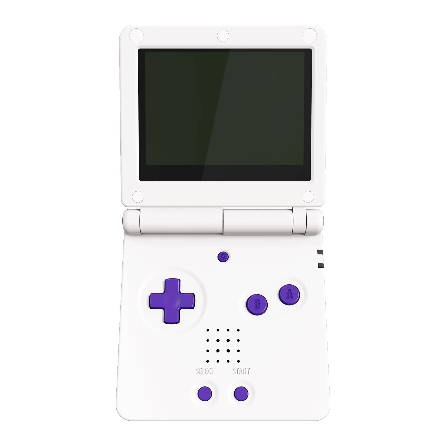eXtremeRate Custom Replacement Full Set Buttons for Gameboy Advance SP GBA SP Console - 16Bits Purple - Image 5