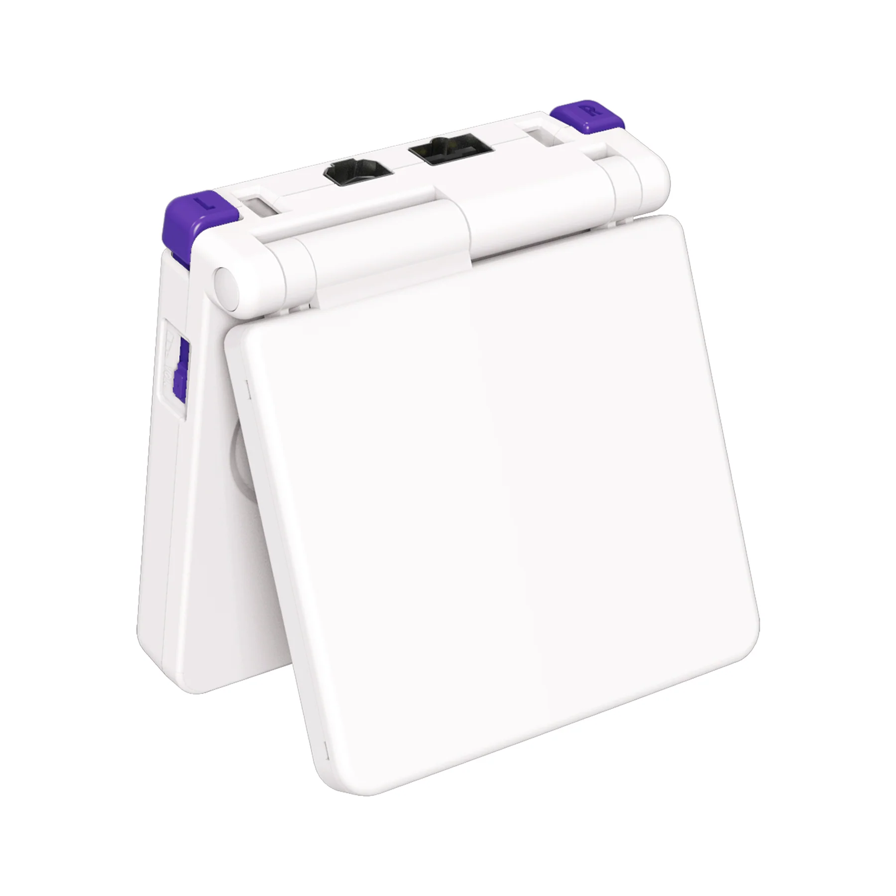 eXtremeRate Custom Replacement Full Set Buttons for Gameboy Advance SP GBA SP Console - 16Bits Purple - Image 6