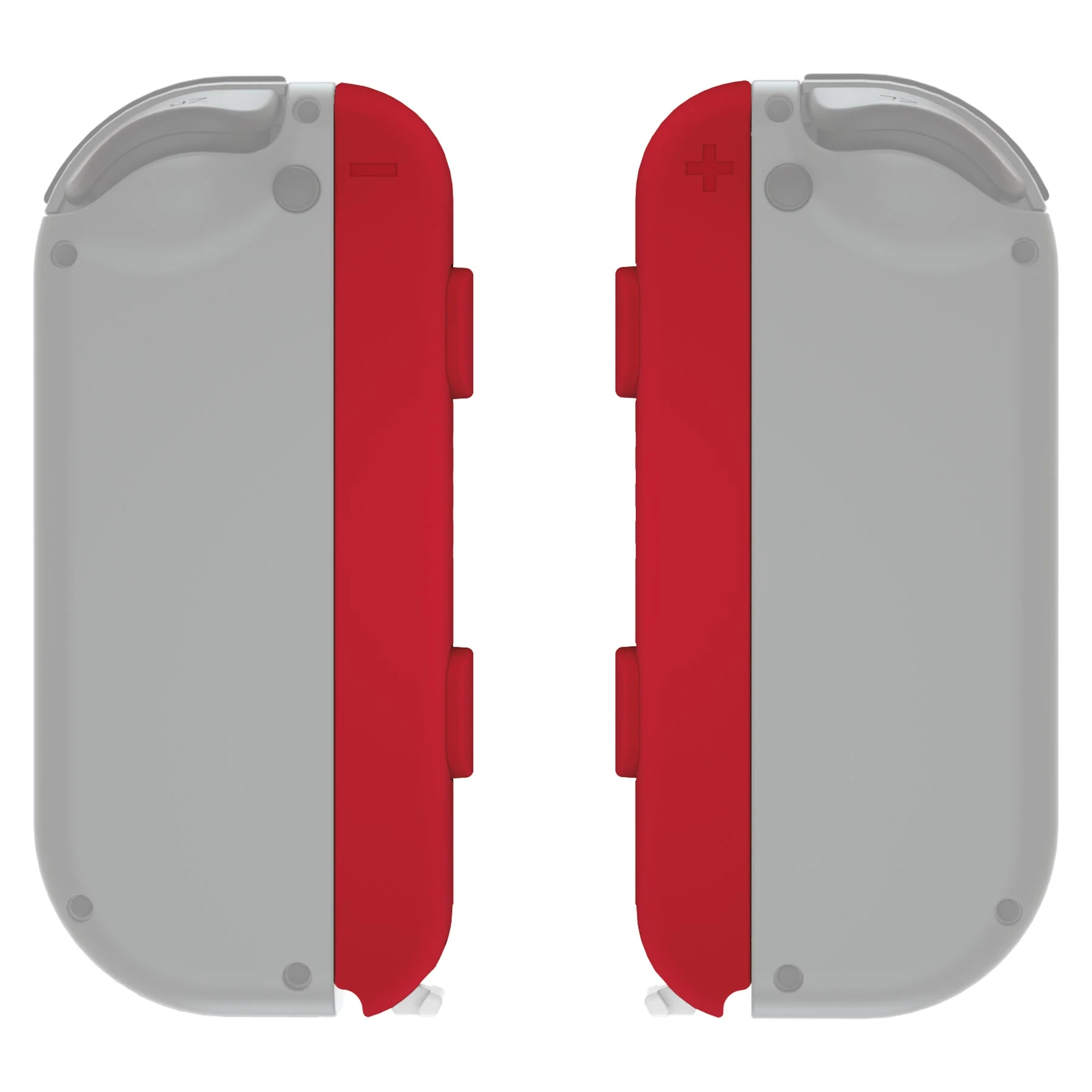 eXtremeRate 2 Pack Custom Replacement shell for Joycon Strap of NS Switch - Passion Red - Image 4