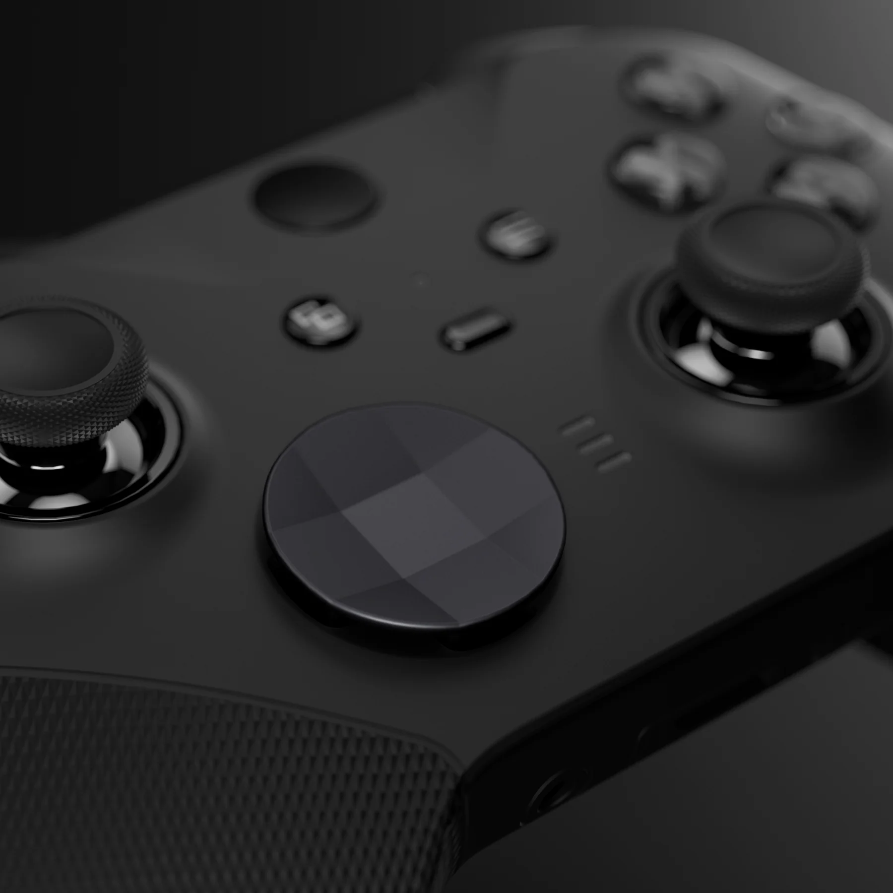 eXtremeRate 2 pcs Metalic Magnetic Stainless Steel D-Pads for Xbox One Elite (Model 1698) & Xbox One Elite Series 2 & Elite 2 Core Controller (Model 1797) - Black - Image 5