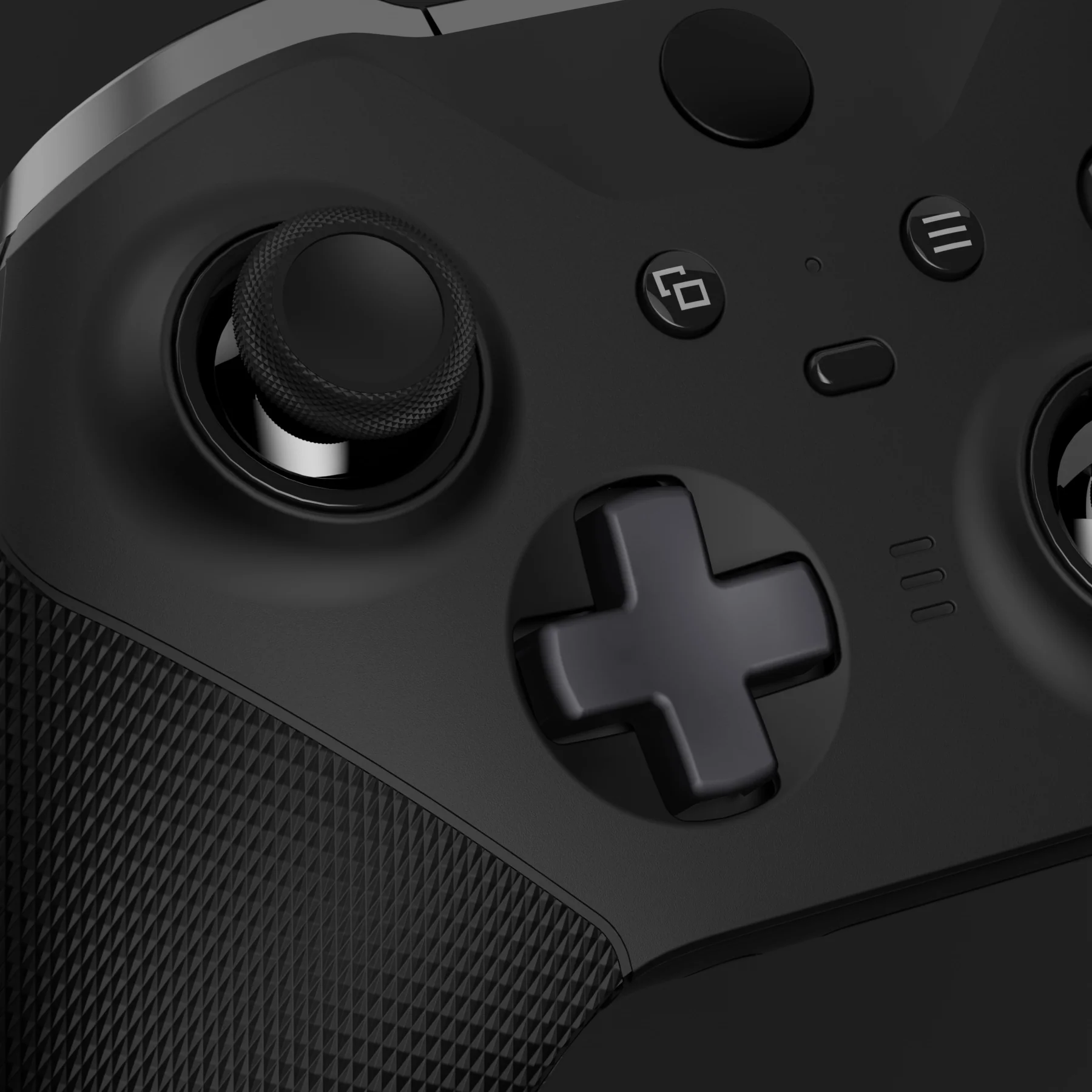 eXtremeRate 2 pcs Metalic Magnetic Stainless Steel D-Pads for Xbox One Elite (Model 1698) & Xbox One Elite Series 2 & Elite 2 Core Controller (Model 1797) - Black - Image 6