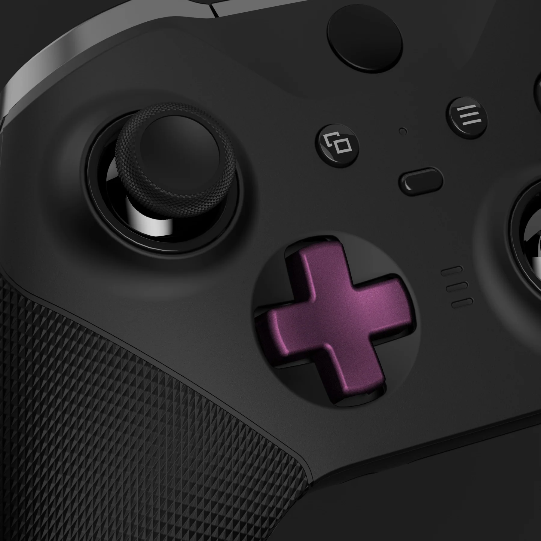 eXtremeRate 2 pcs Metalic Magnetic Stainless Steel D-Pads for Xbox One Elite (Model 1698) & Xbox One Elite Series 2 & Elite 2 Core Controller (Model 1797) - Grape - Image 6