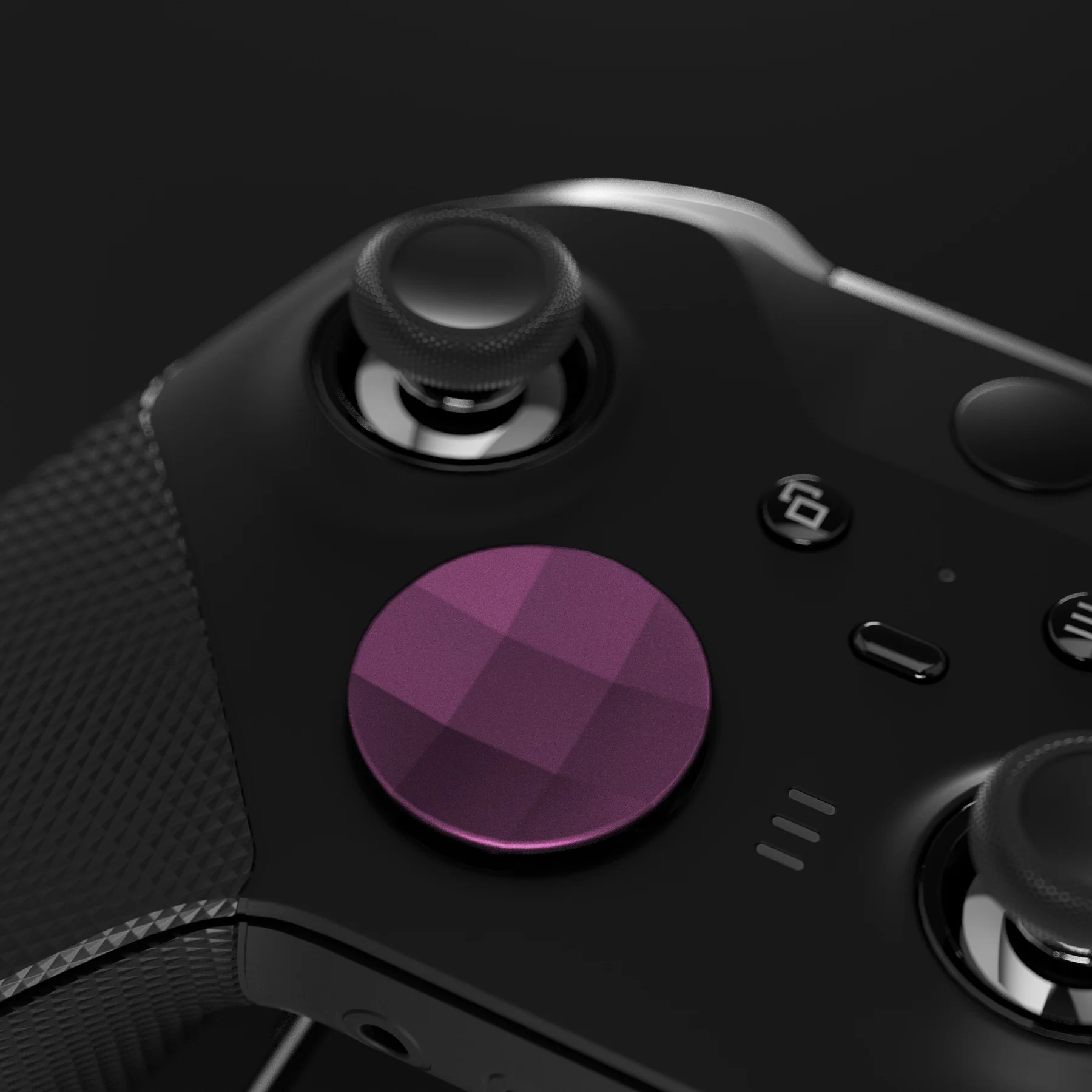eXtremeRate 2 pcs Metalic Magnetic Stainless Steel D-Pads for Xbox One Elite (Model 1698) & Xbox One Elite Series 2 & Elite 2 Core Controller (Model 1797) - Grape - Image 7