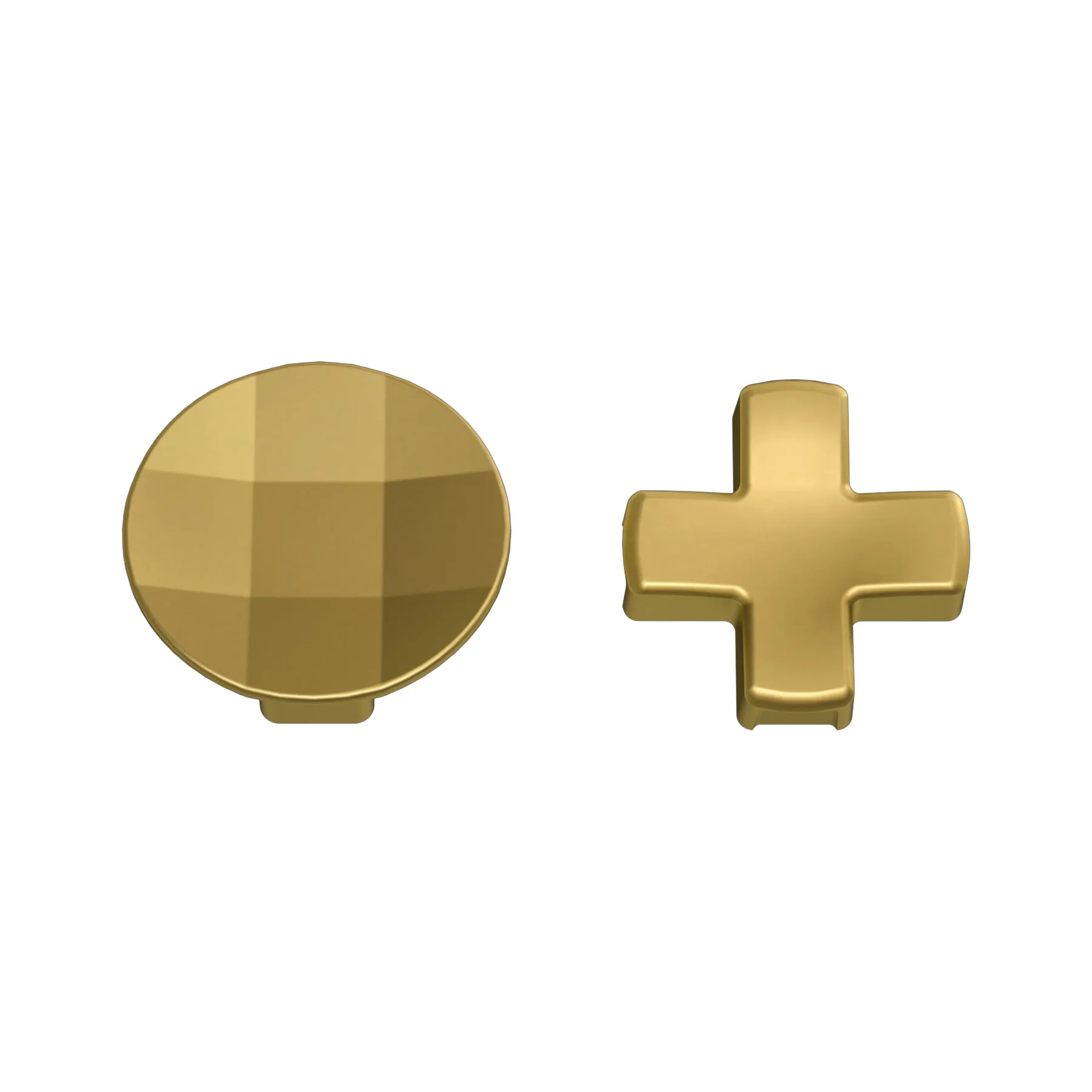 eXtremeRate 2 pcs Metalic Magnetic Stainless Steel D-Pads for Xbox One Elite (Model 1698) & Xbox One Elite Series 2 & Elite 2 Core Controller (Model 1797) - Hero Gold - Image 2