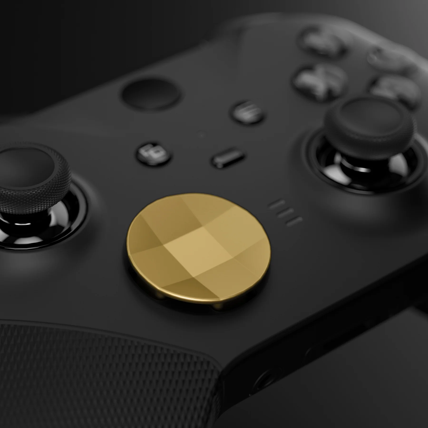 eXtremeRate 2 pcs Metalic Magnetic Stainless Steel D-Pads for Xbox One Elite (Model 1698) & Xbox One Elite Series 2 & Elite 2 Core Controller (Model 1797) - Hero Gold - Image 5