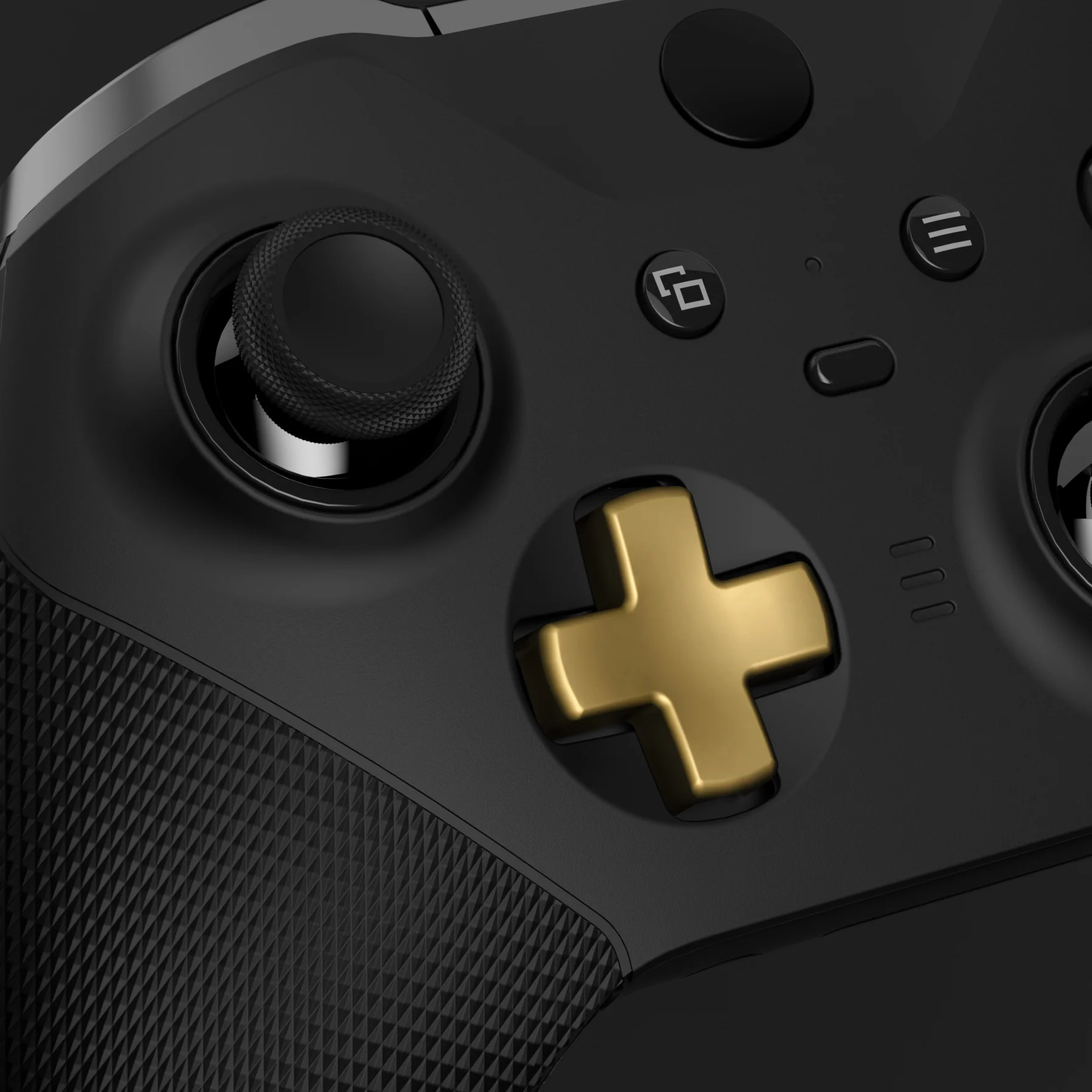 eXtremeRate 2 pcs Metalic Magnetic Stainless Steel D-Pads for Xbox One Elite (Model 1698) & Xbox One Elite Series 2 & Elite 2 Core Controller (Model 1797) - Hero Gold - Image 6