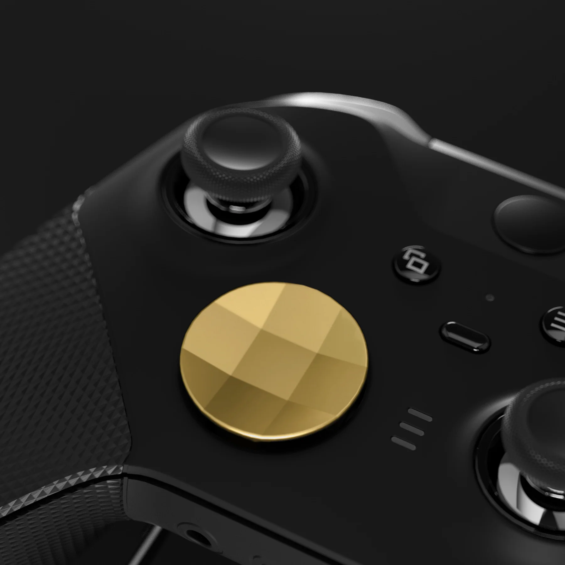 eXtremeRate 2 pcs Metalic Magnetic Stainless Steel D-Pads for Xbox One Elite (Model 1698) & Xbox One Elite Series 2 & Elite 2 Core Controller (Model 1797) - Hero Gold - Image 7