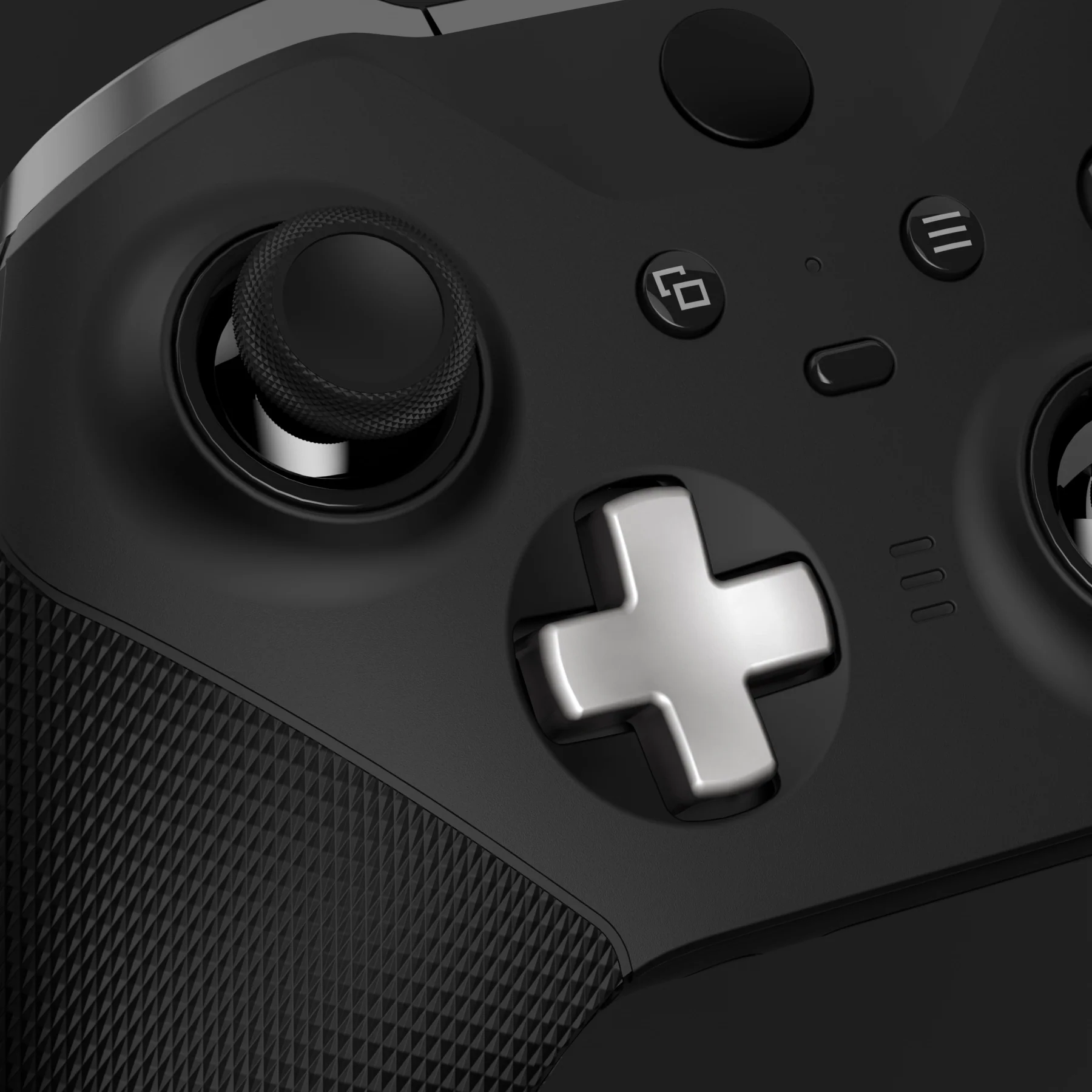eXtremeRate 2 pcs Metalic Magnetic Stainless Steel D-Pads for Xbox One Elite (Model 1698) & Xbox One Elite Series 2 & Elite 2 Core Controller (Model 1797) - Silver - Image 6