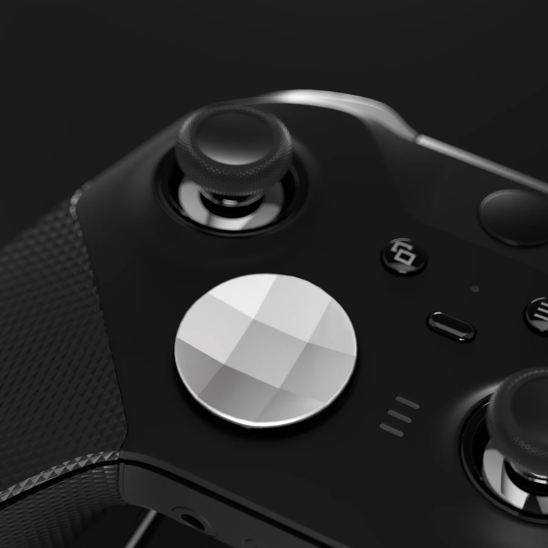 eXtremeRate 2 pcs Metalic Magnetic Stainless Steel D-Pads for Xbox One Elite (Model 1698) & Xbox One Elite Series 2 & Elite 2 Core Controller (Model 1797) - Silver - Image 7