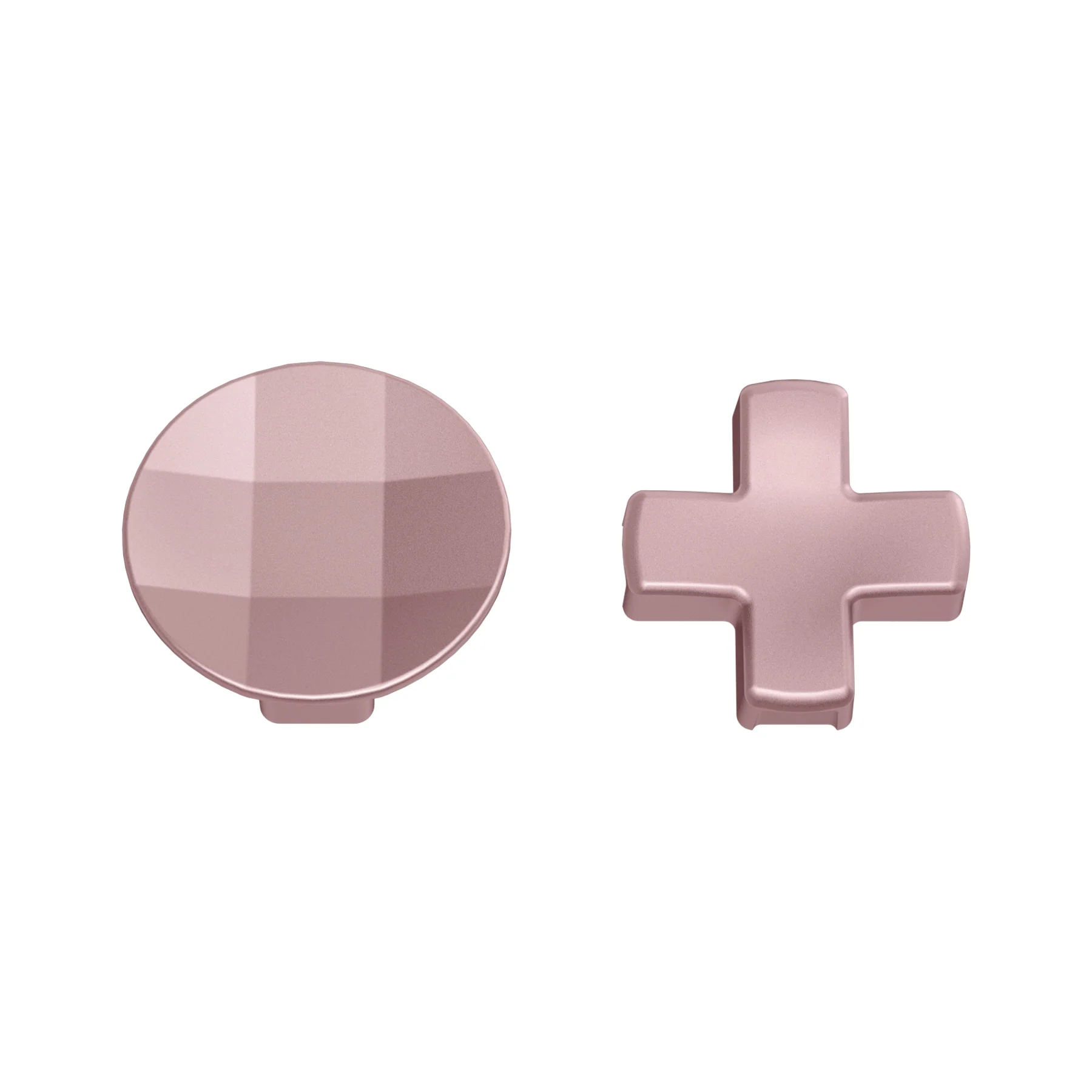 eXtremeRate 2 pcs Metalic Magnetic Stainless Steel D-Pads for Xbox One Elite (Model 1698) & Xbox One Elite Series 2 & Elite 2 Core Controller (Model 1797) - Rose Gold - Image 2