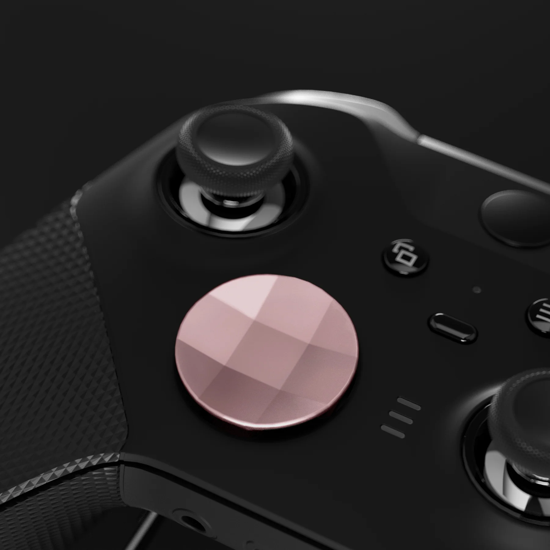 eXtremeRate 2 pcs Metalic Magnetic Stainless Steel D-Pads for Xbox One Elite (Model 1698) & Xbox One Elite Series 2 & Elite 2 Core Controller (Model 1797) - Rose Gold - Image 7