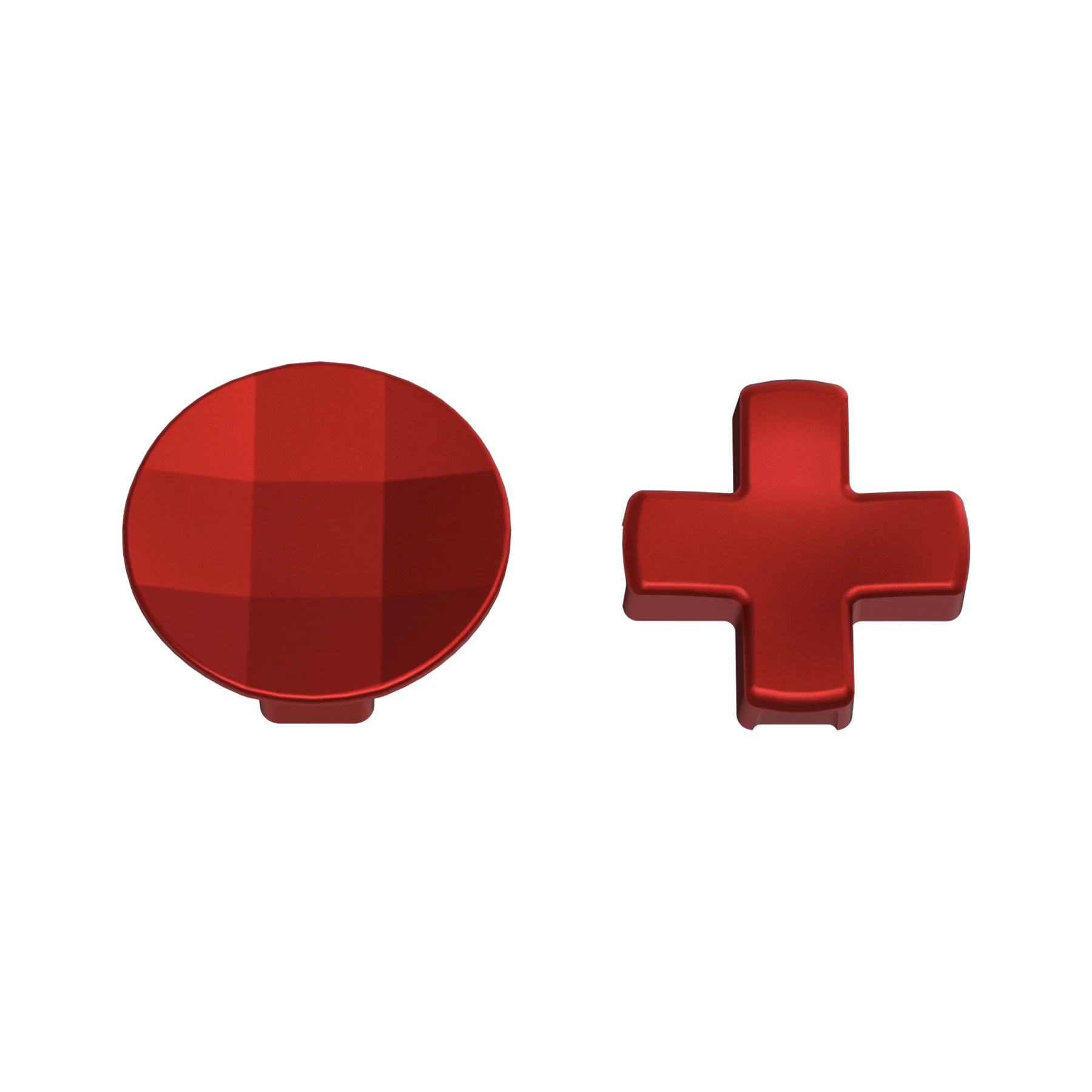 eXtremeRate 2 pcs Metalic Magnetic Stainless Steel D-Pads for Xbox One Elite (Model 1698) & Xbox One Elite Series 2 & Elite 2 Core Controller (Model 1797) - Scarlet Red - Image 2