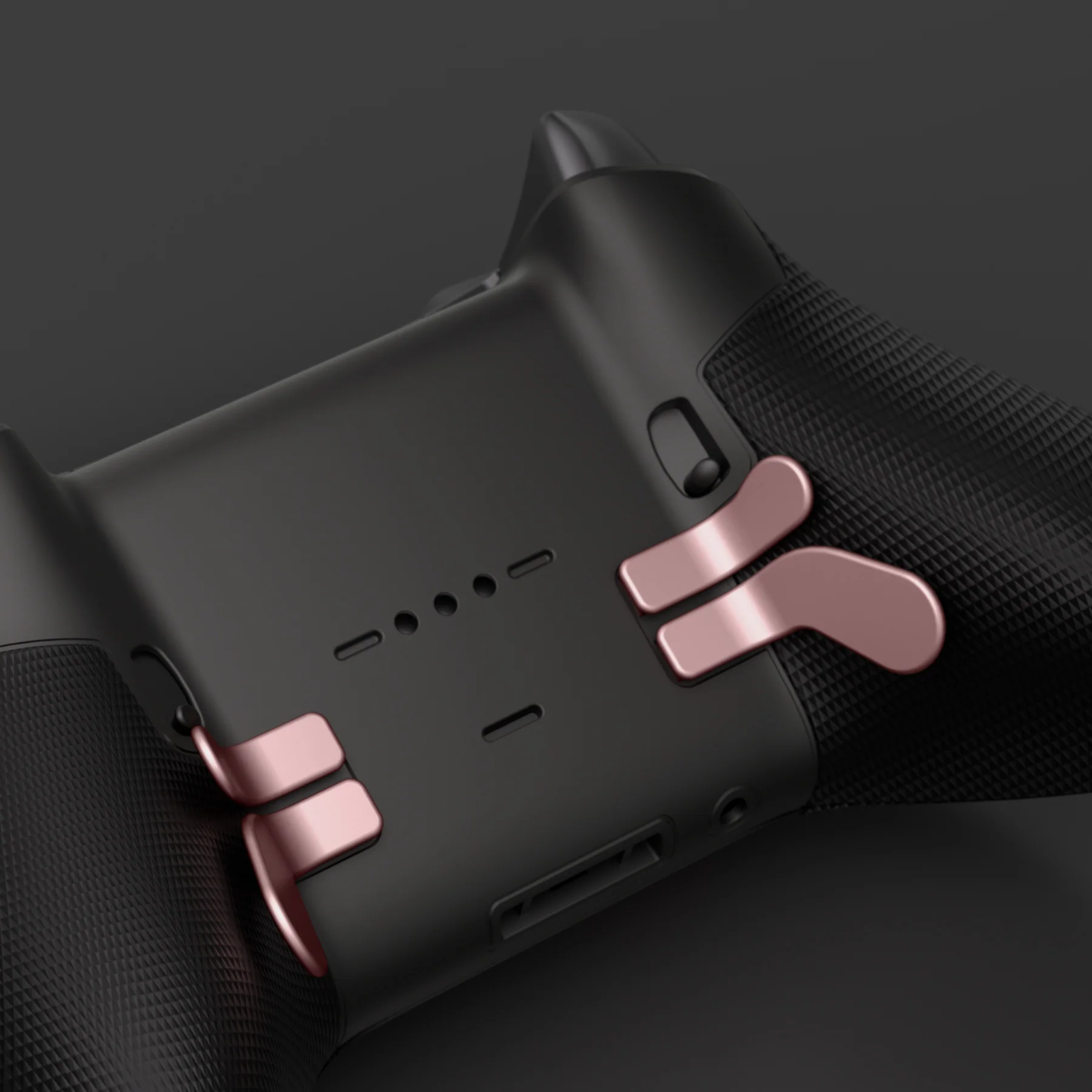 eXtremeRate 4 pcs Replacement Metalic Stainless Steel Paddles for Xbox One Elite & Xbox Elite Series 2 & Elite 2 Core Controller - Rose Gold - Image 6