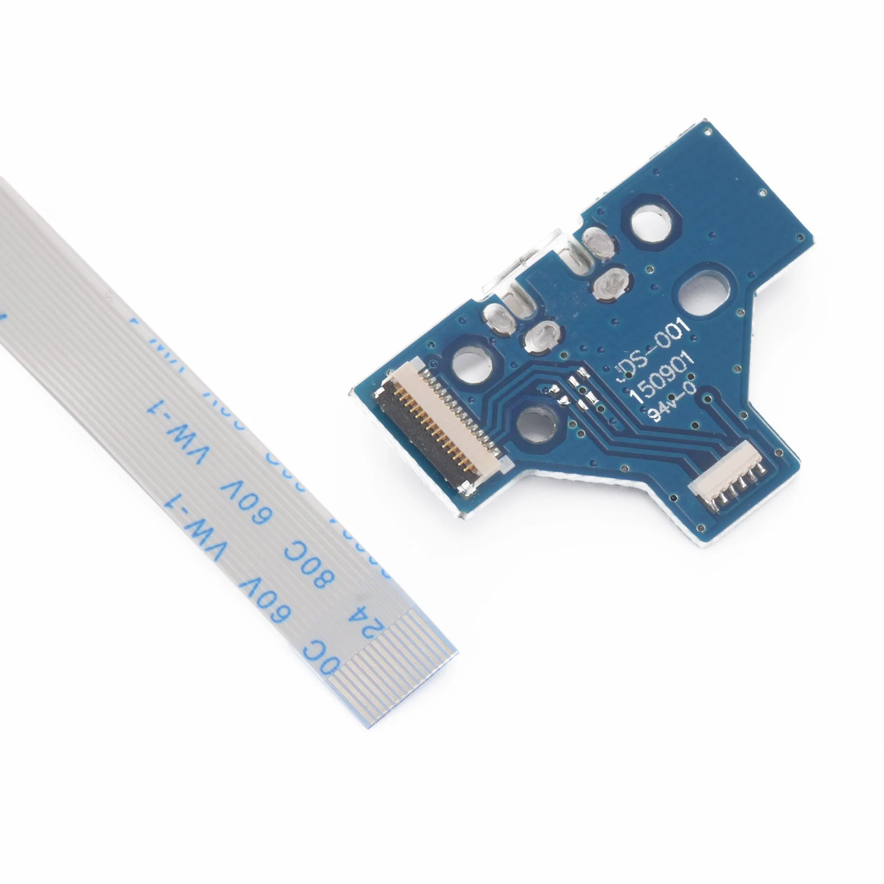 eXtremeRate 5 Set Repair Parts 14pin Charging Port PCB Board + Flex Cable for PS4 Controller - GP4F0042*5 - Image 6