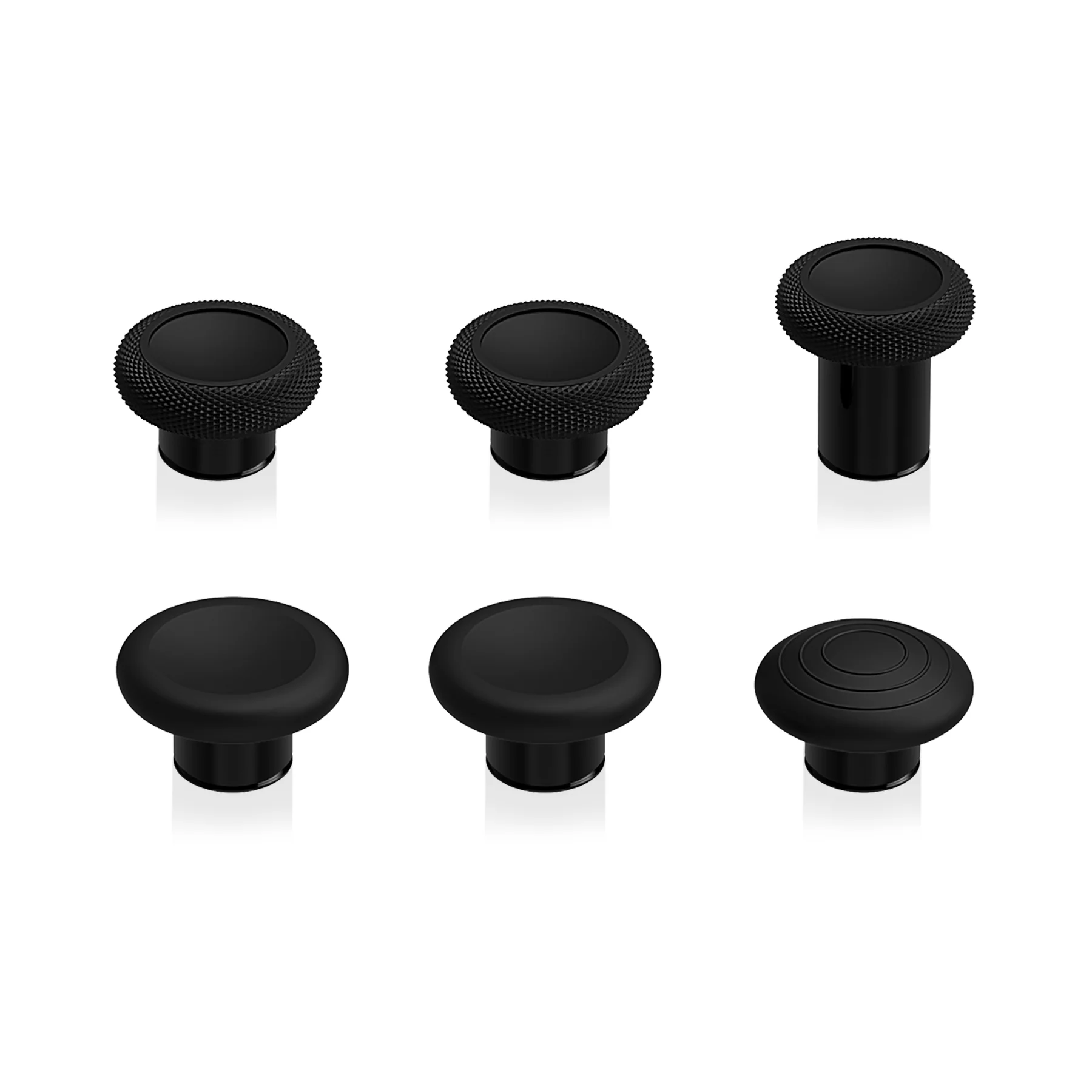 eXtremeRate 6 in 1 Metal Replacement Thumbsticks for Xbox Elite Series 2 & Elite 2 Core Controller (Model 1797) - Metallic Black - Image 2