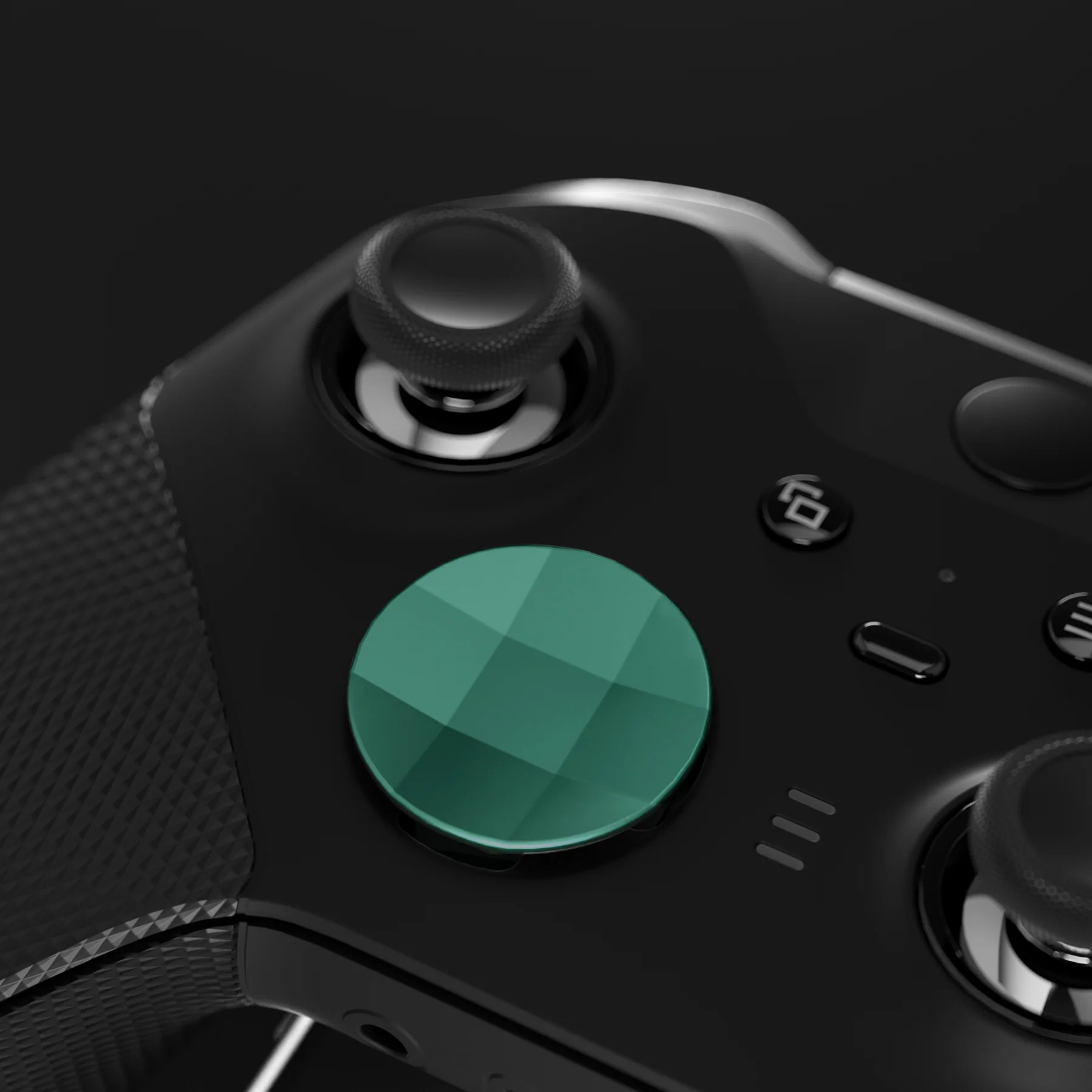 eXtremeRate 6 in 1 Replacement Metallic Magnetic Stainless Steel Back Paddles and D-Pads Kits for Xbox One Elite & Xbox Elite Series 2 & Elite 2 Core Controller - Aqua Green - Image 5