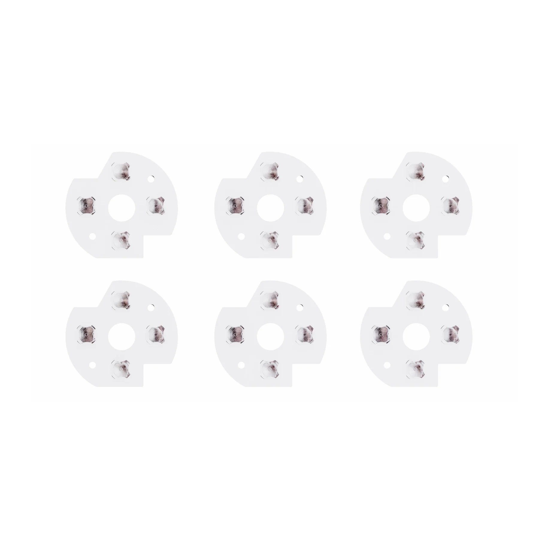 eXtremeRate 6 pcs Replacement Dpad Button Conductive Metel Patch Pad for Xbox Series X/S & Xbox One Elite V1/V2 & Xbox One X/S & Xbox One Standard Controller - Image 6