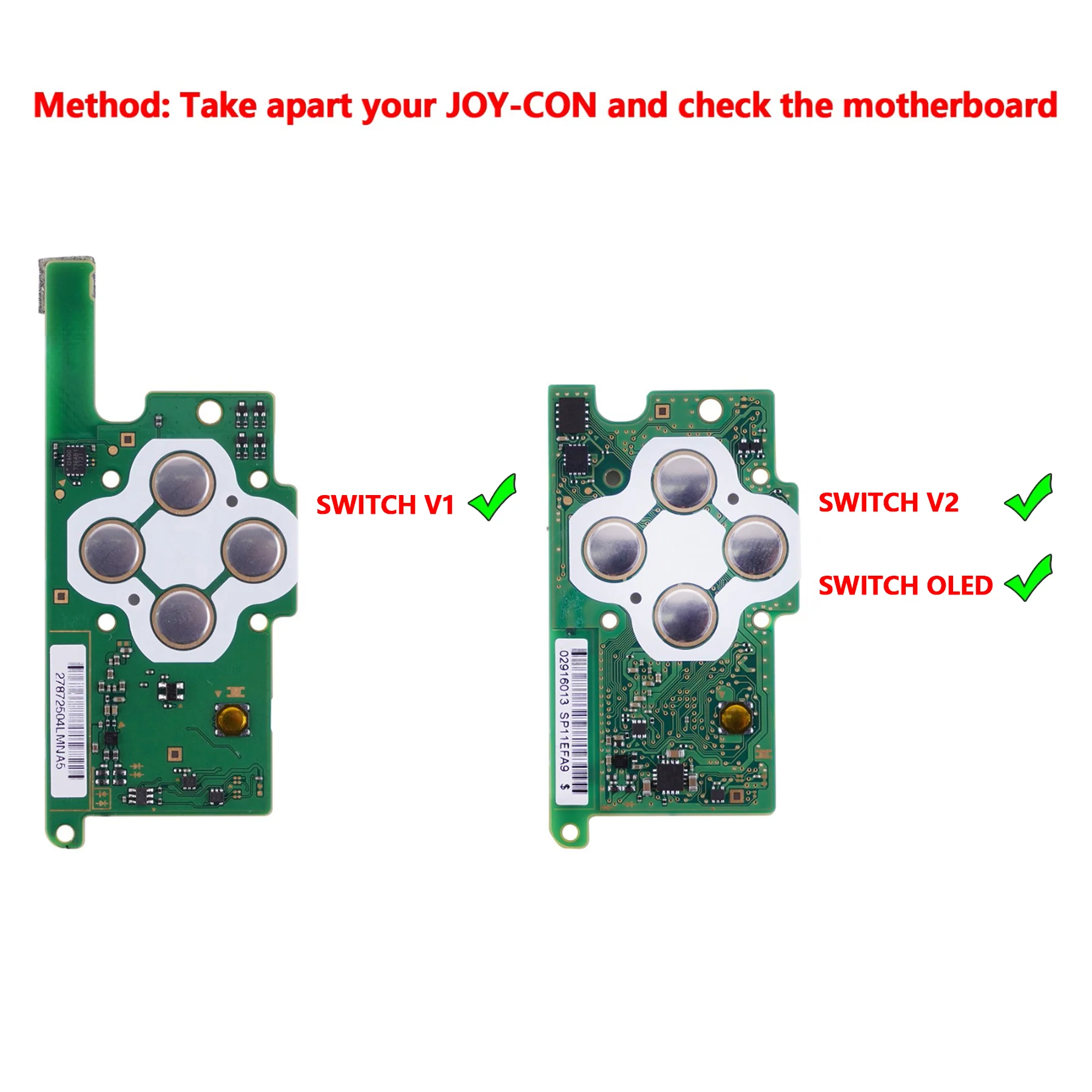 eXtremeRate Multi-Colors Luminated Buttons DFS LED Kit for NS Switch  & Switch OLED Model Joycon - Clear - Image 3