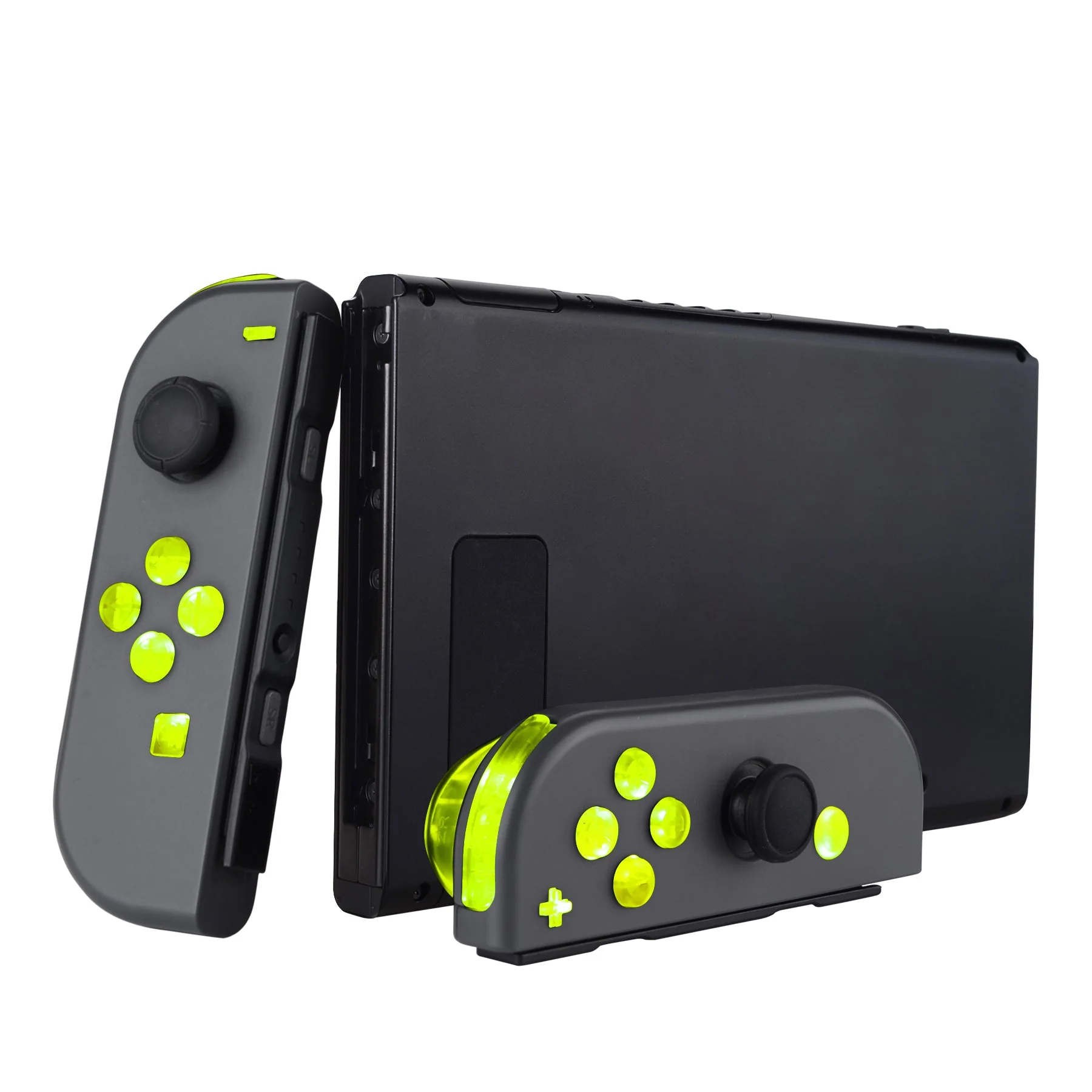eXtremeRate Multi-Colors Luminated Buttons DFS LED Kit for NS Switch  & Switch OLED Model Joycon - Clear - Image 5