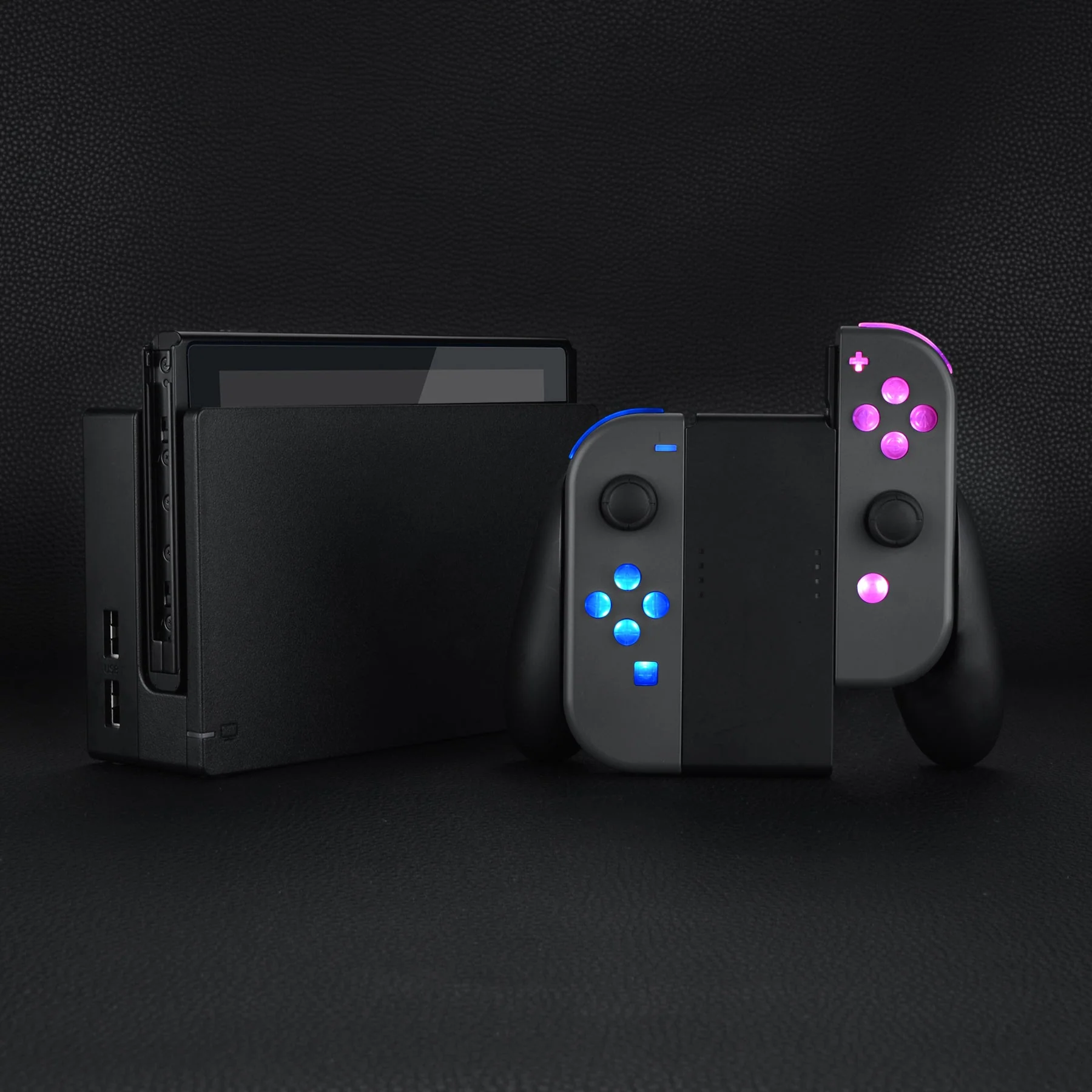 eXtremeRate Multi-Colors Luminated Buttons DFS LED Kit for NS Switch  & Switch OLED Model Joycon - Clear - Image 8