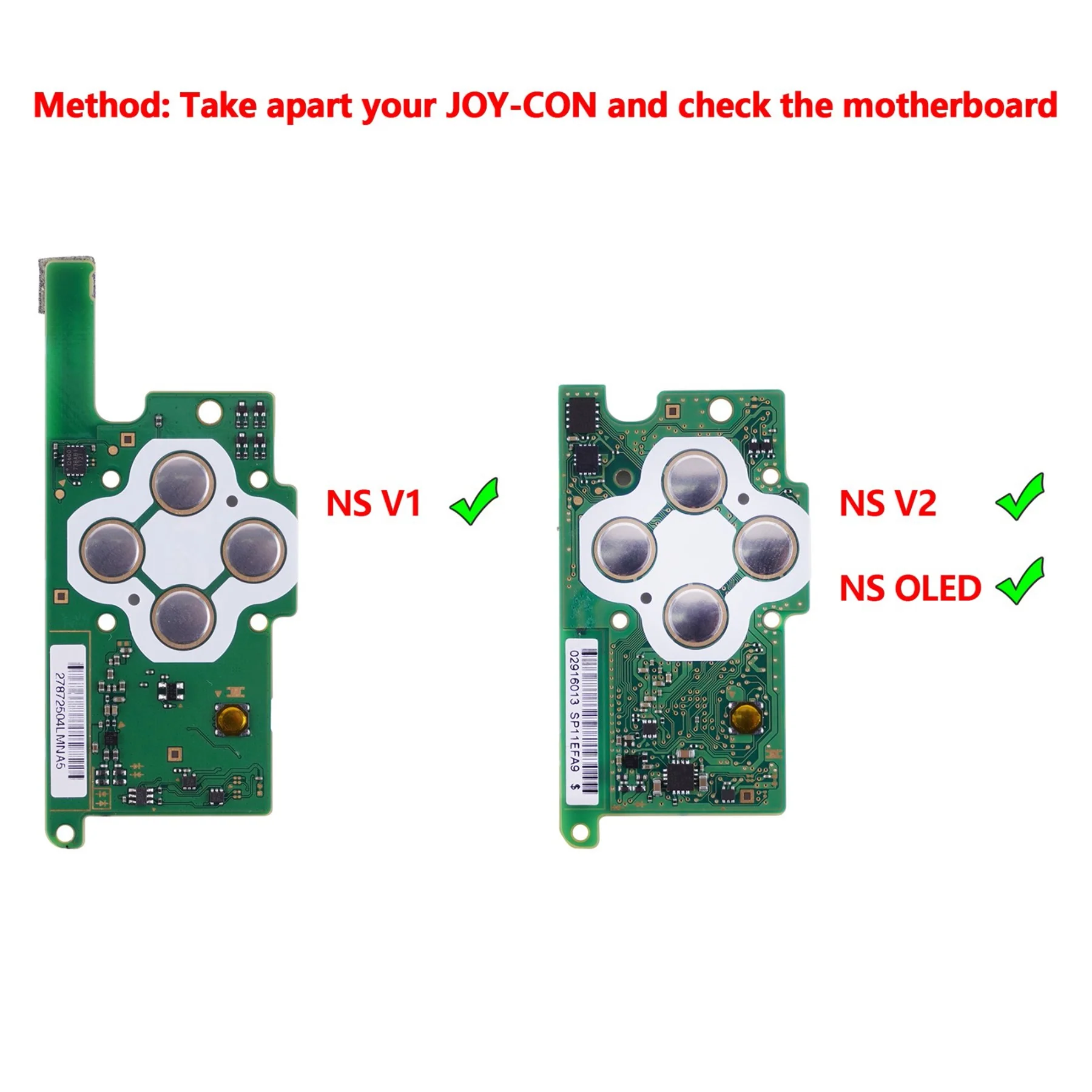 eXtremeRate Multi-Colors Luminated Buttons DFS LED Kit for NS Switch  & Switch OLED Model Joycon - Black - Image 3