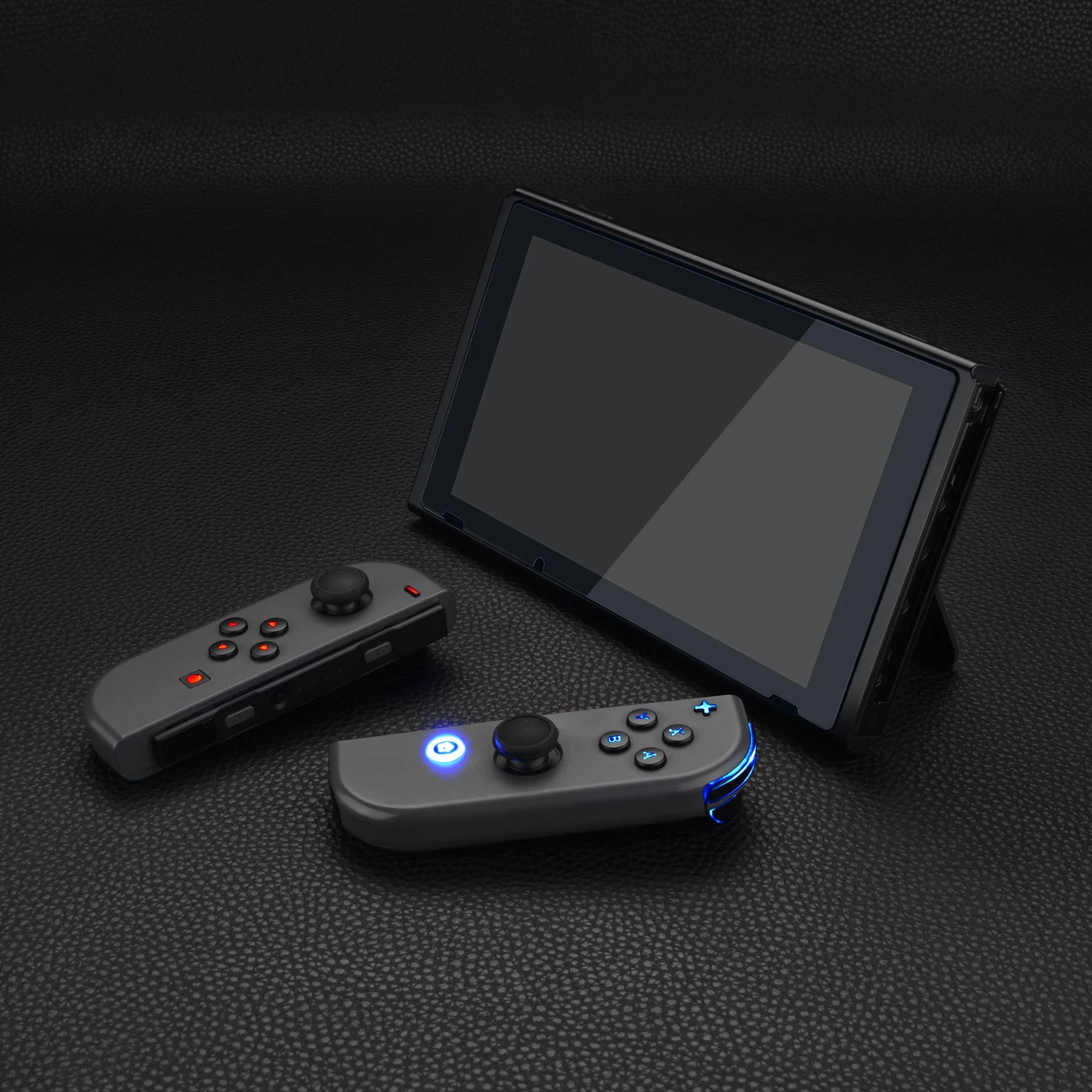 eXtremeRate Multi-Colors Luminated Buttons DFS LED Kit for NS Switch  & Switch OLED Model Joycon - Black - Image 7