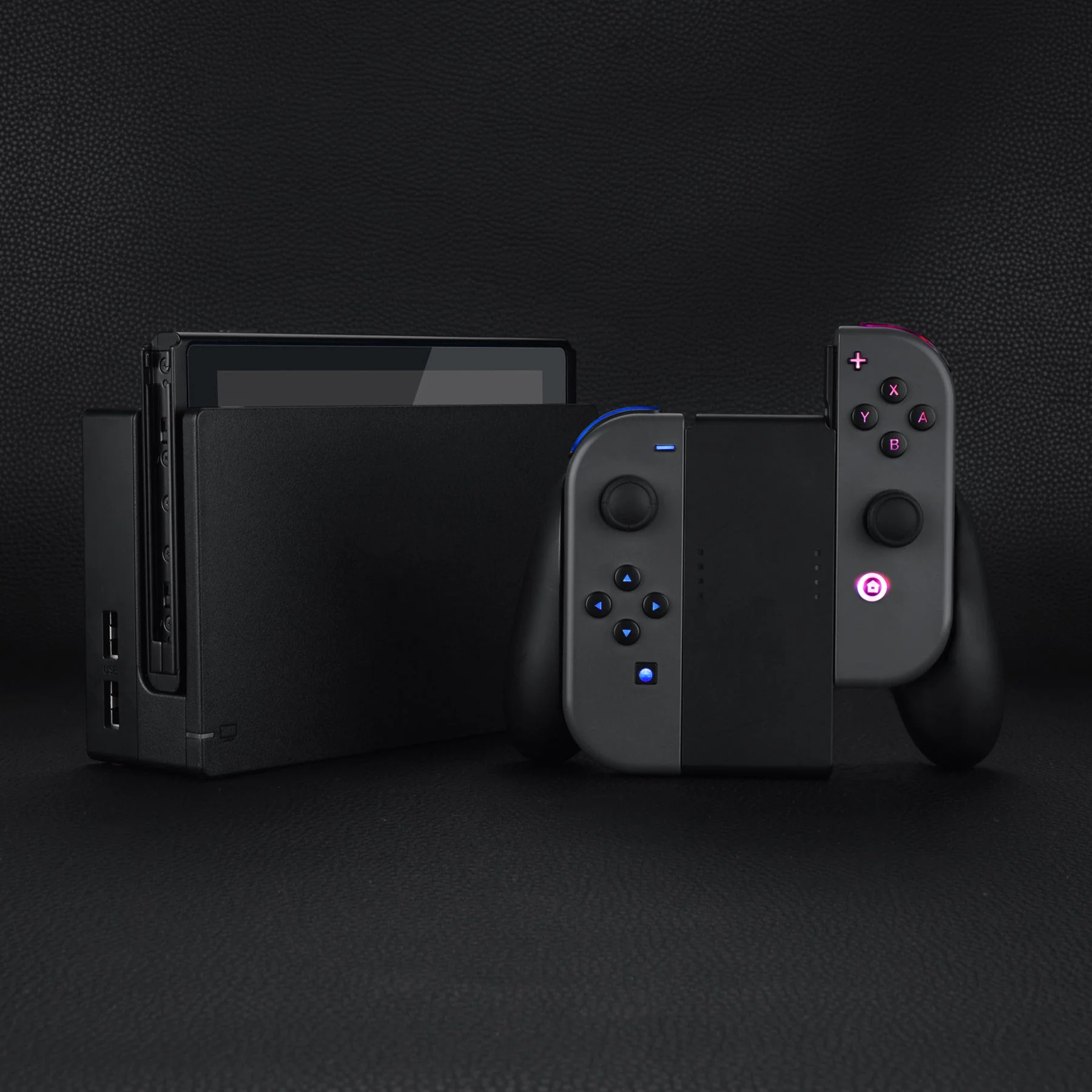 eXtremeRate Multi-Colors Luminated Buttons DFS LED Kit for NS Switch  & Switch OLED Model Joycon - Black - Image 8