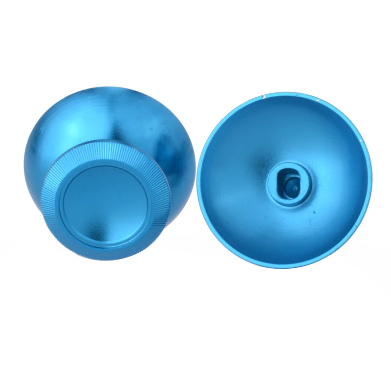 eXtremeRate Replacement Metal Thumbsticks Compatible with PS4 Controller - Blue - Image 4