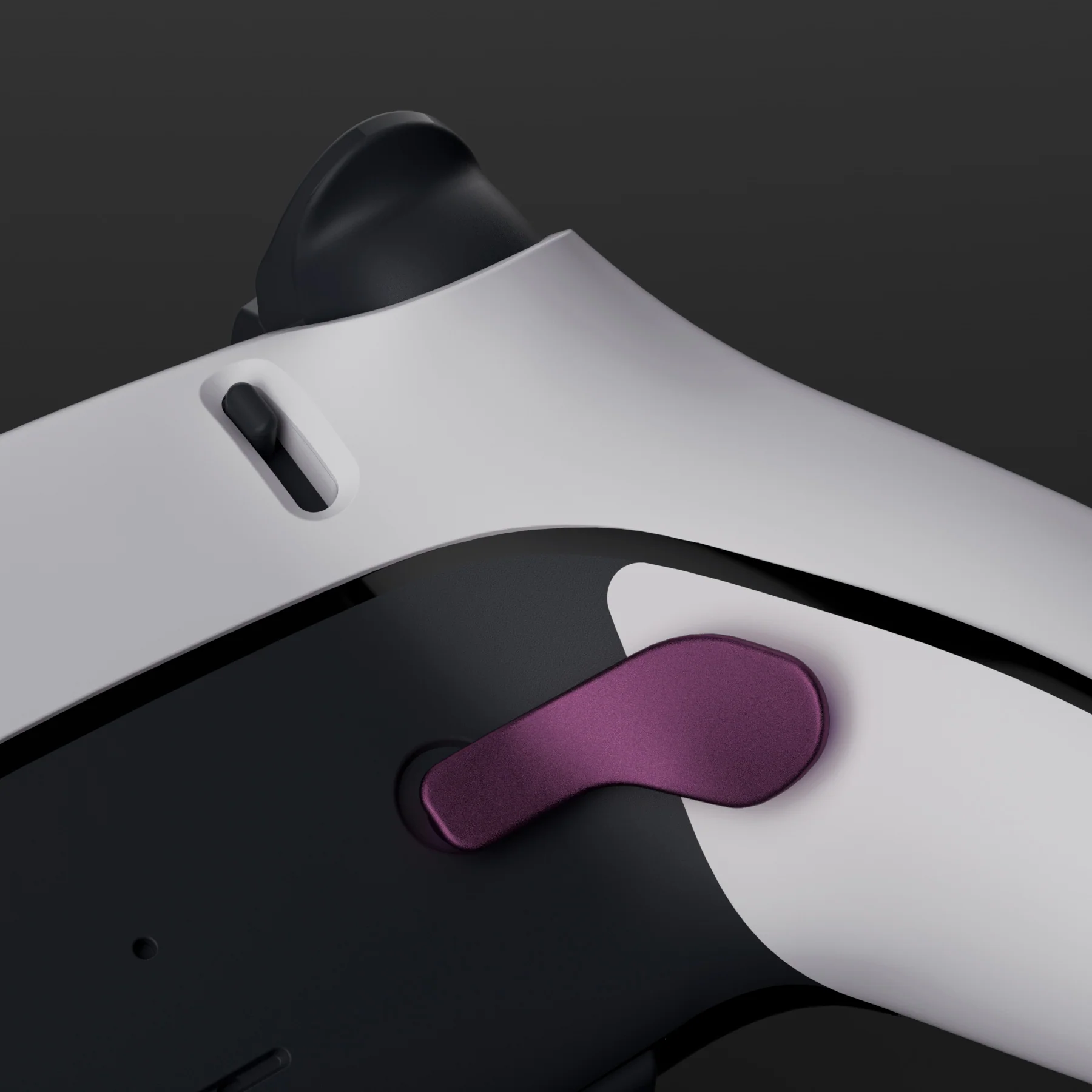 eXtremeRate Replacement Interchangeable 4PCS Metal Back Paddles for PS5 Edge Controller - Metallic Grape - Image 6