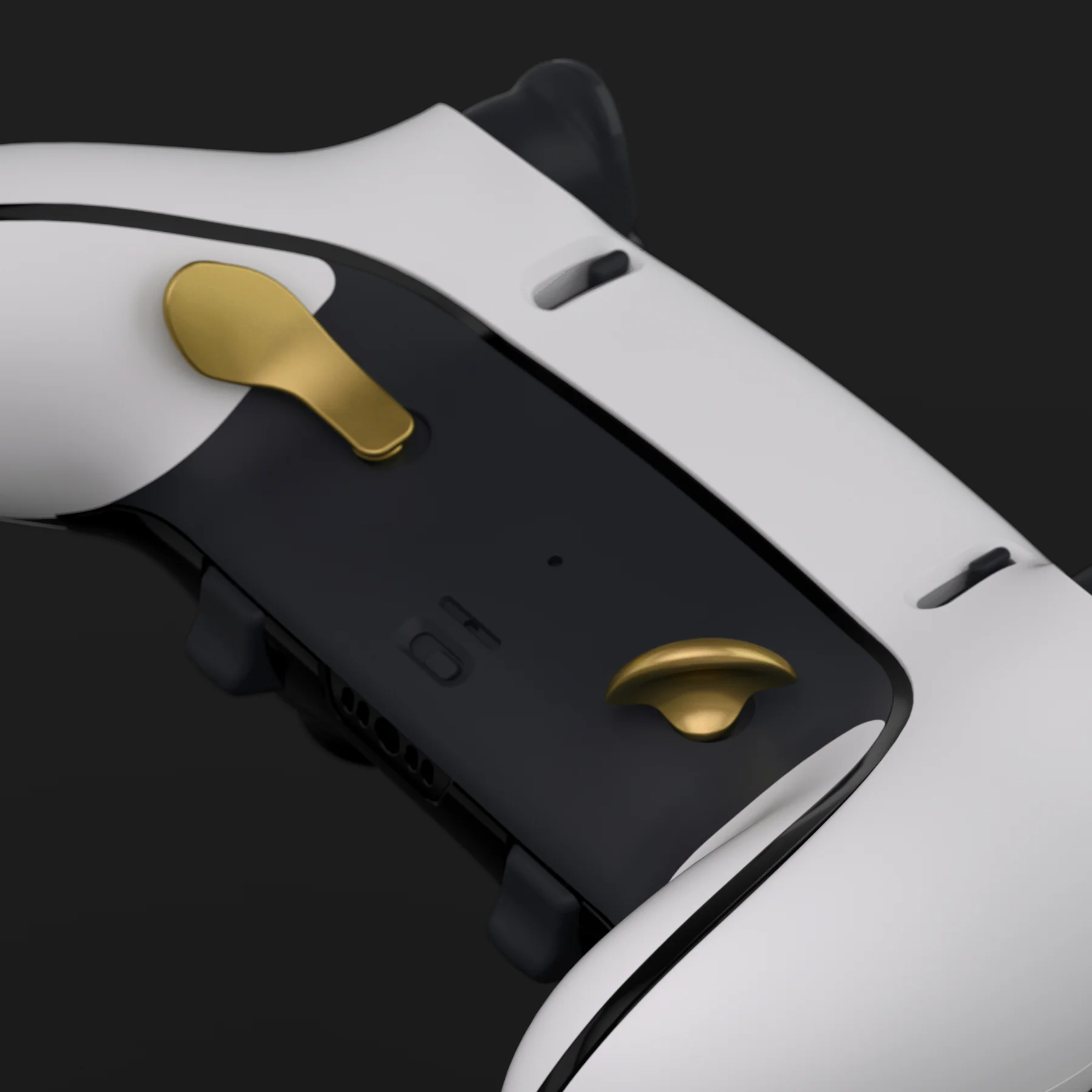 eXtremeRate Replacement Interchangeable 4PCS Metal Back Paddles for PS5 Edge Controller - Metallic Hero Gold - Image 4