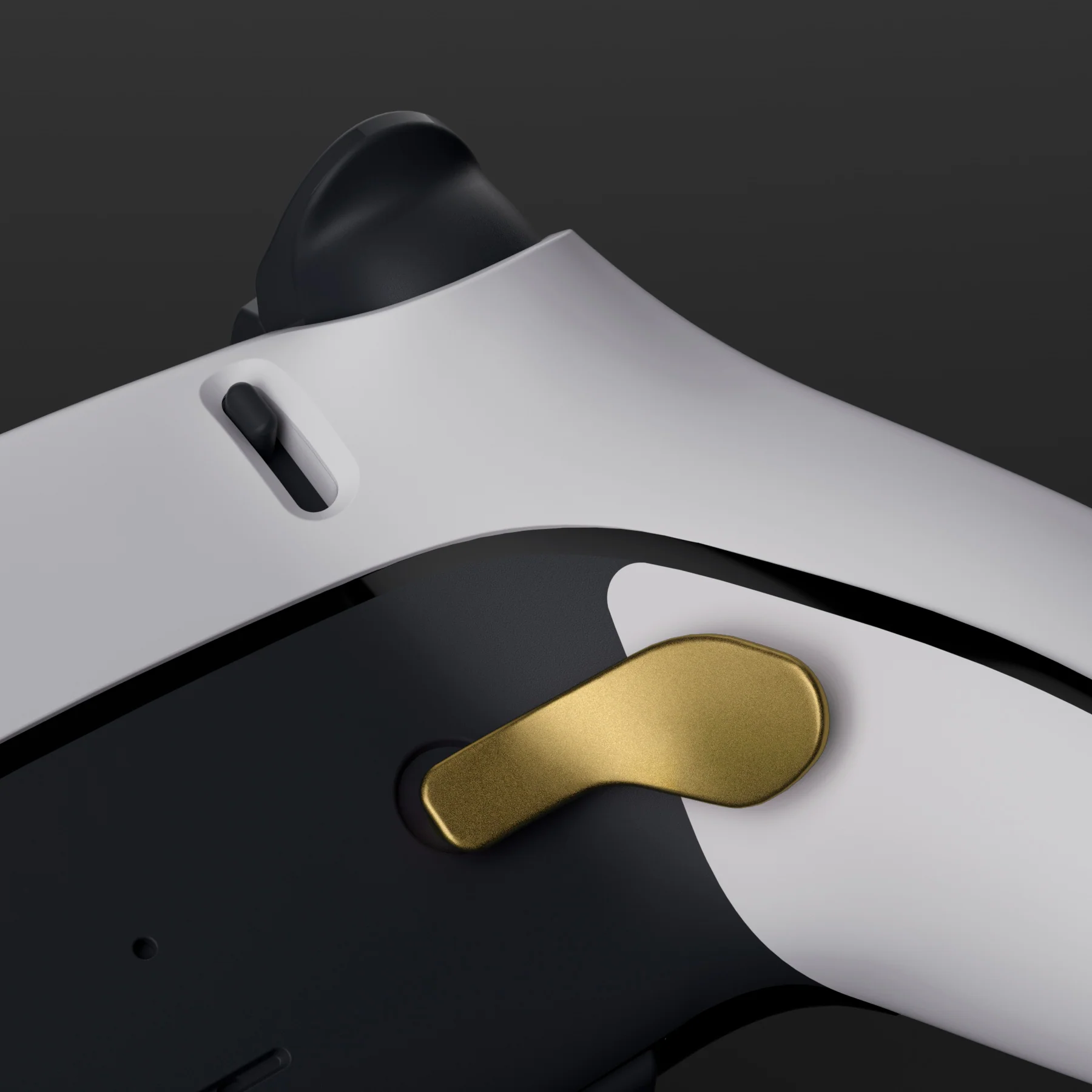 eXtremeRate Replacement Interchangeable 4PCS Metal Back Paddles for PS5 Edge Controller - Metallic Hero Gold - Image 6