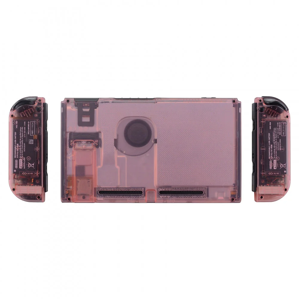 eXtremeRate Replacement Full Set Shells with Buttons for Nintendo Switch - Cherry Pink - Image 11