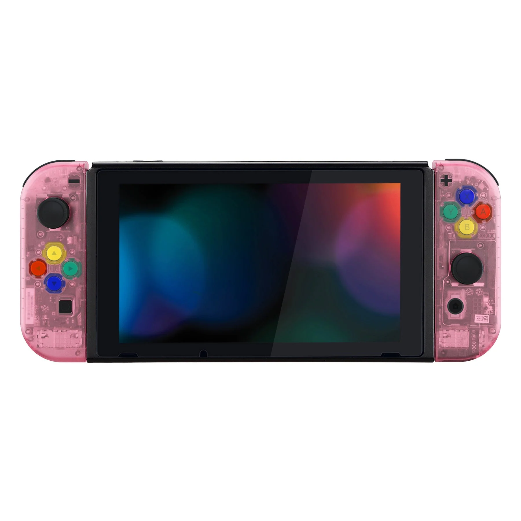 eXtremeRate Replacement Full Set Shells with Buttons for Nintendo Switch - Cherry Pink - Image 6