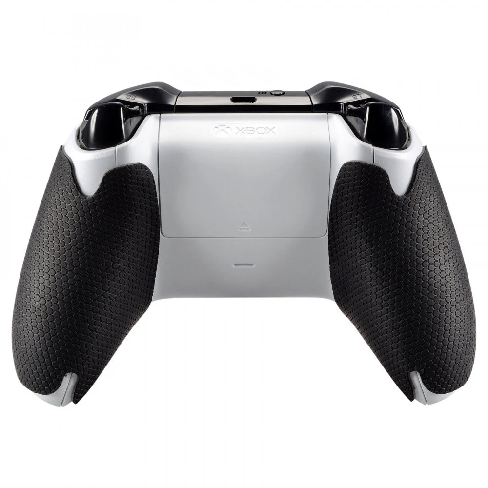 eXtremeRate Anti-Skid Sweat-Absorbent Handle Grips for Xbox One X & S Controller - Black - Image 7