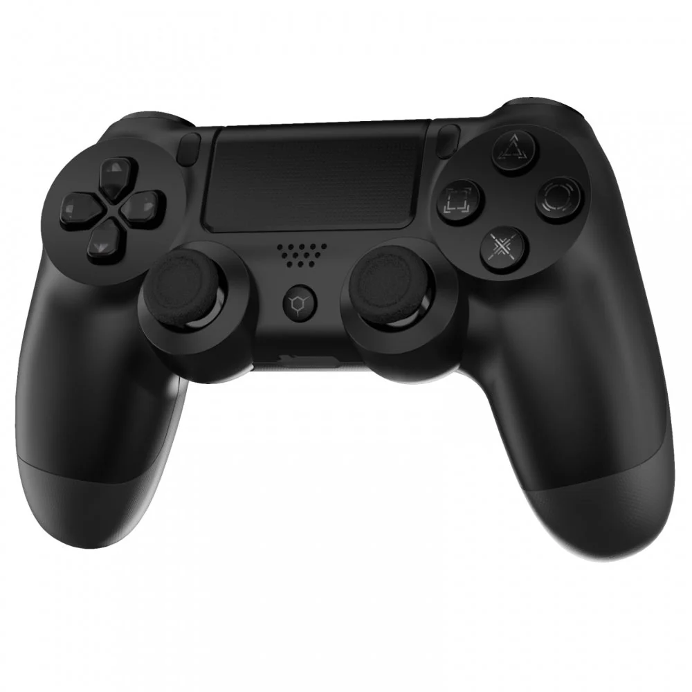 eXtremeRate Replacement Full Set Buttons with Classical Symbols for PS4 Slim Pro CUH-ZCT2 Controller, Compatible with eXtremeRate DTFS LED Kit - Black - Image 5