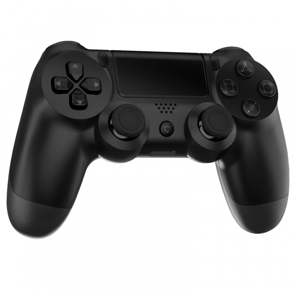 eXtremeRate Replacement Full Set Buttons with Classical Symbols for PS4 Slim Pro CUH-ZCT2 Controller, Compatible with eXtremeRate DTFS LED Kit - Black - Image 6