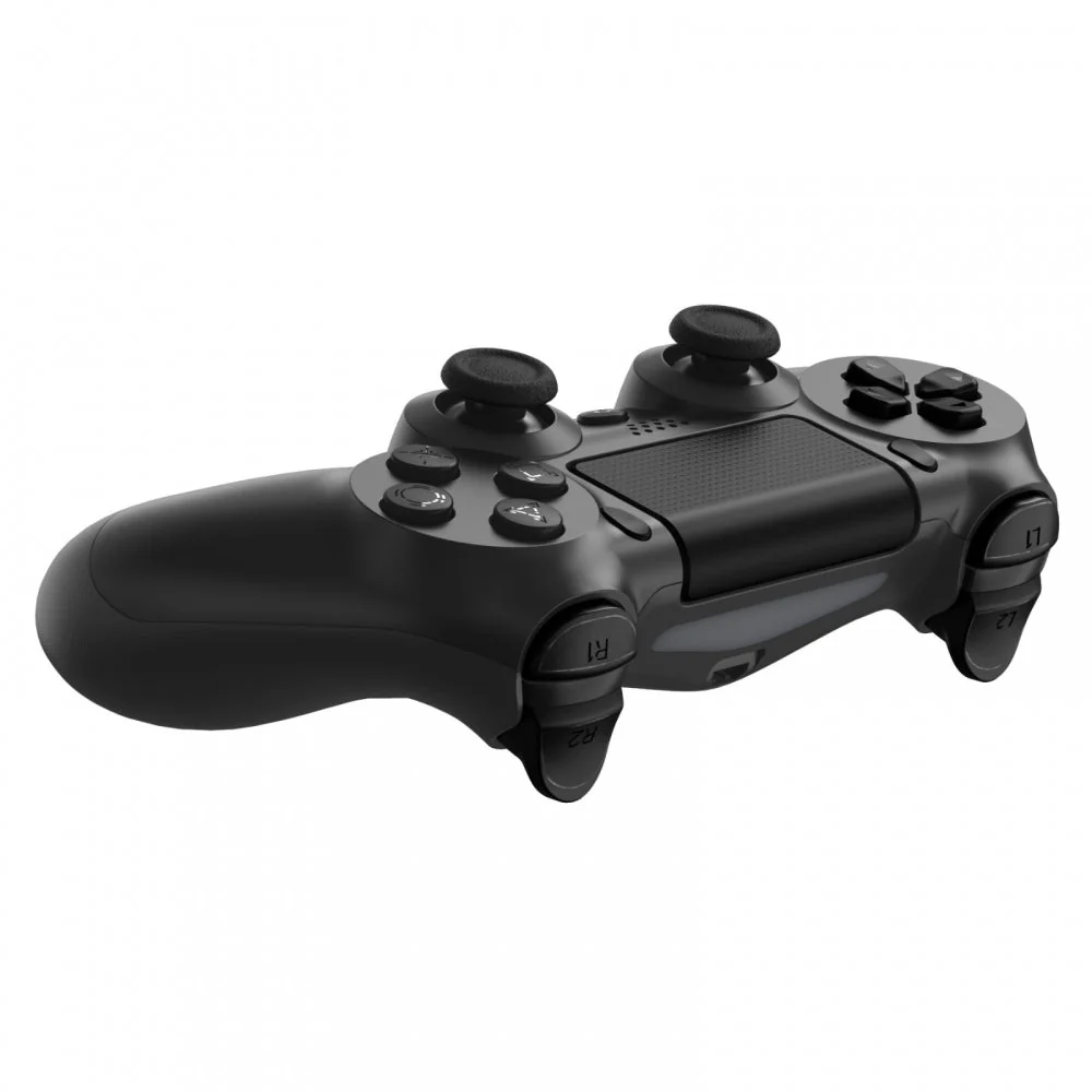 eXtremeRate Replacement Full Set Buttons with Classical Symbols for PS4 Slim Pro CUH-ZCT2 Controller, Compatible with eXtremeRate DTFS LED Kit - Black - Image 7