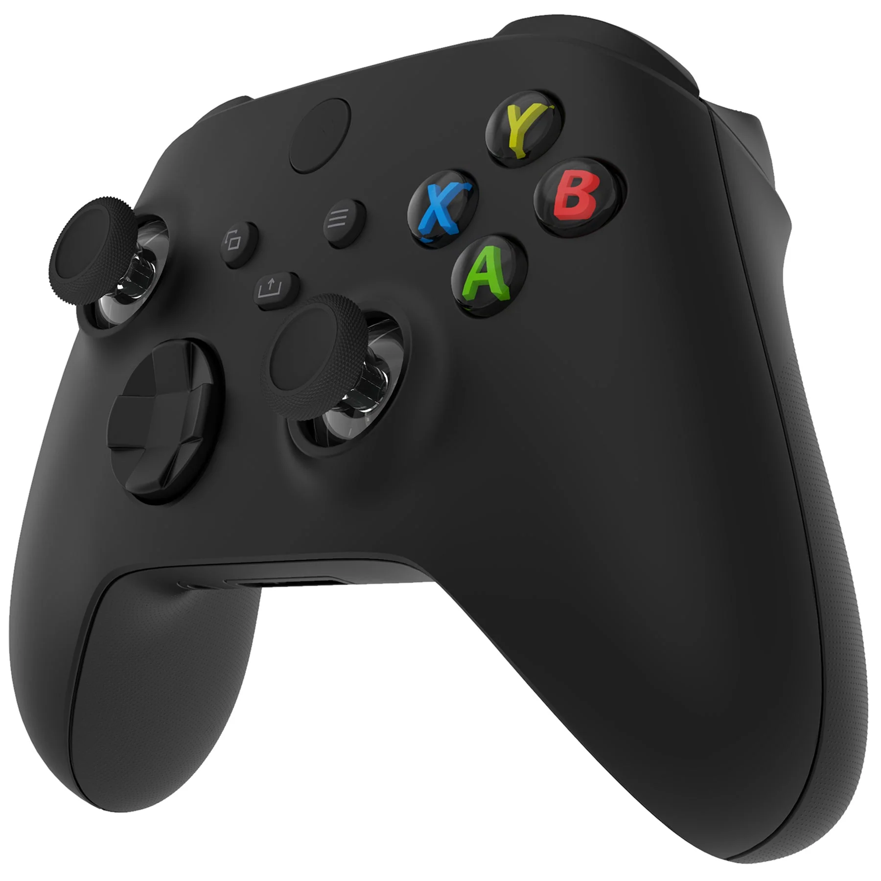 eXtremeRate Replacement Thumbsticks for Xbox Series X/S Controller & Xbox One X/S Controller & Xbox One Standard Controller & Xbox One Elite Controller - Black & Clear - Image 4