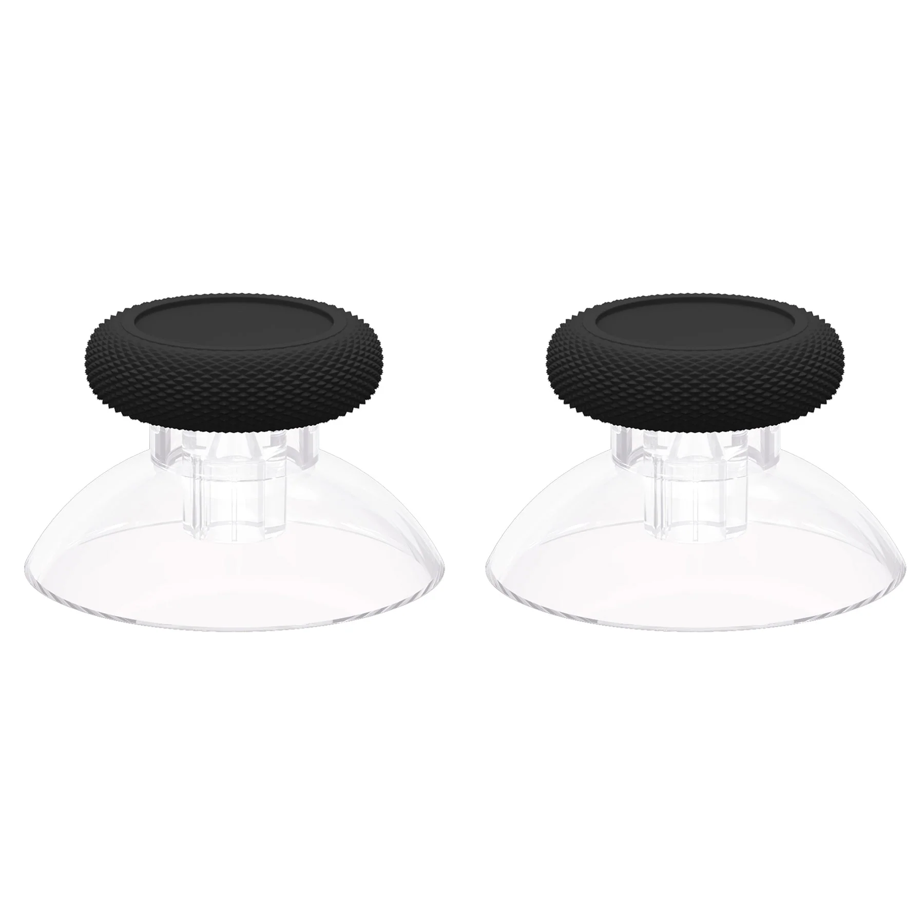 eXtremeRate Replacement Thumbsticks for Xbox Series X/S Controller & Xbox One X/S Controller & Xbox One Standard Controller & Xbox One Elite Controller - Black & Clear - Image 6