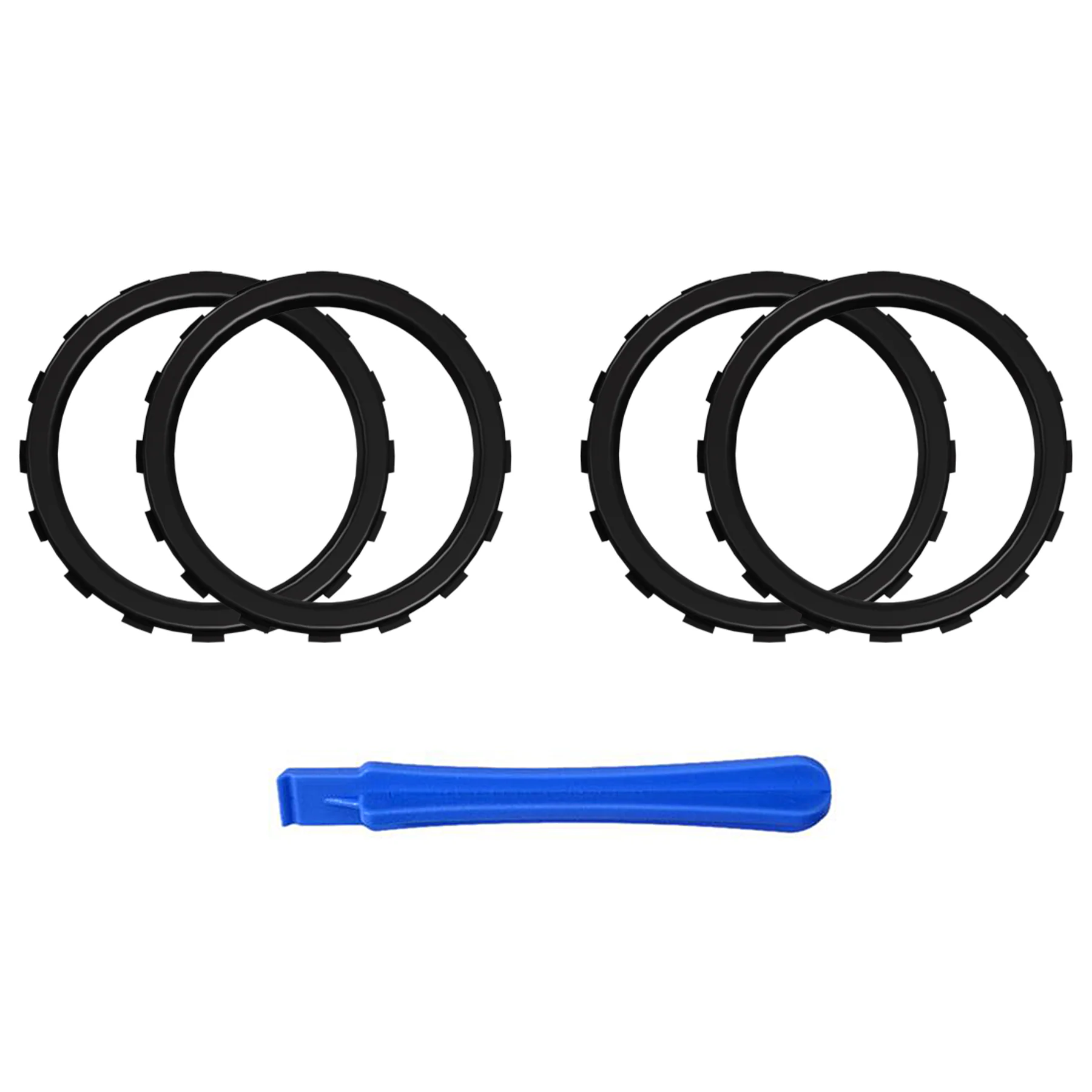 eXtremeRate Custom Accent Rings for Xbox Elite Series 2 Core & for Elite Series 2 & for Xbox One Elite Controller, Compatible with eXtremeRate ASR Version Shell for Xbox Series X/S Controller - Black - Image 2