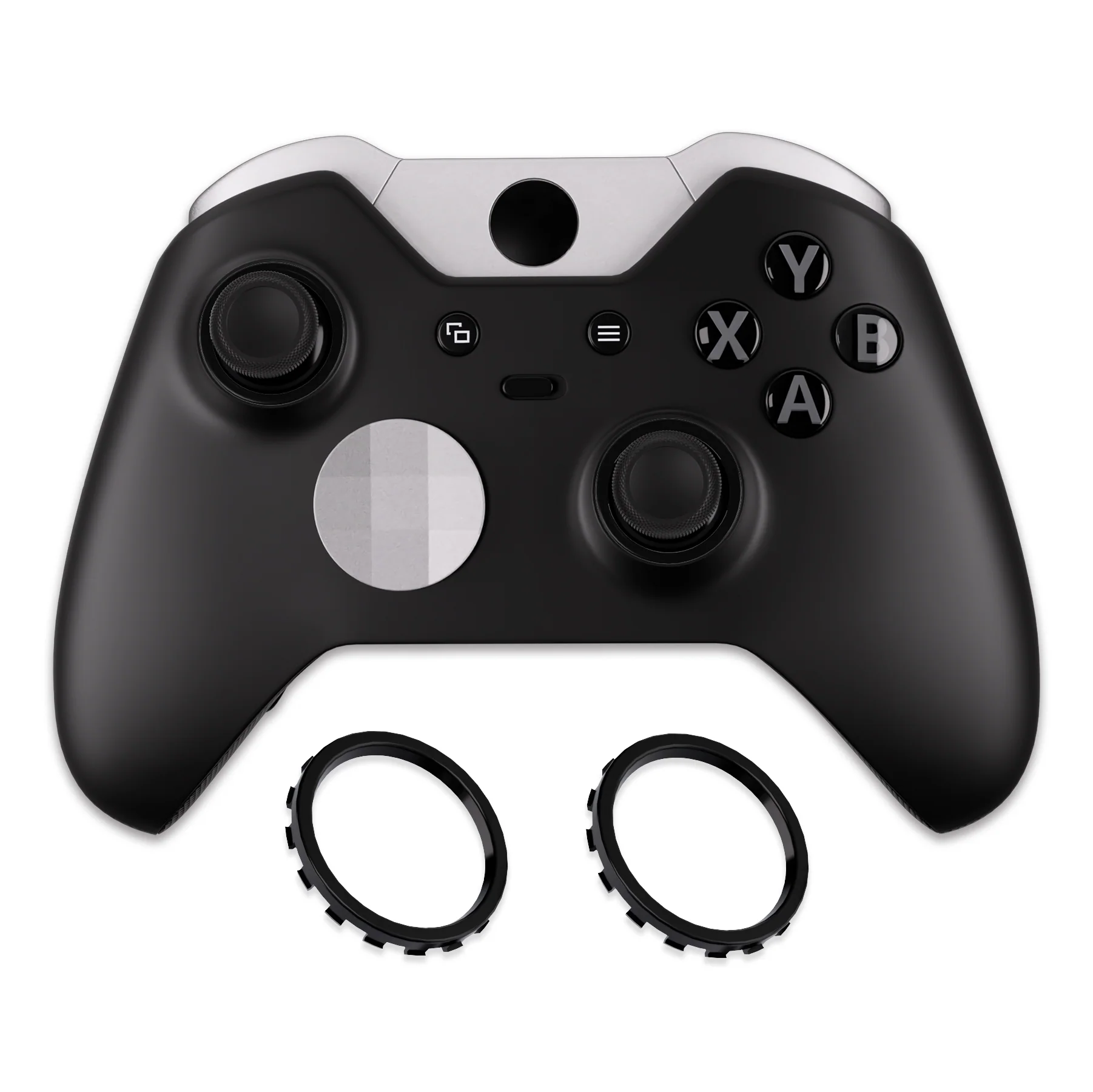 eXtremeRate Custom Accent Rings for Xbox Elite Series 2 Core & for Elite Series 2 & for Xbox One Elite Controller, Compatible with eXtremeRate ASR Version Shell for Xbox Series X/S Controller - Black - Image 6